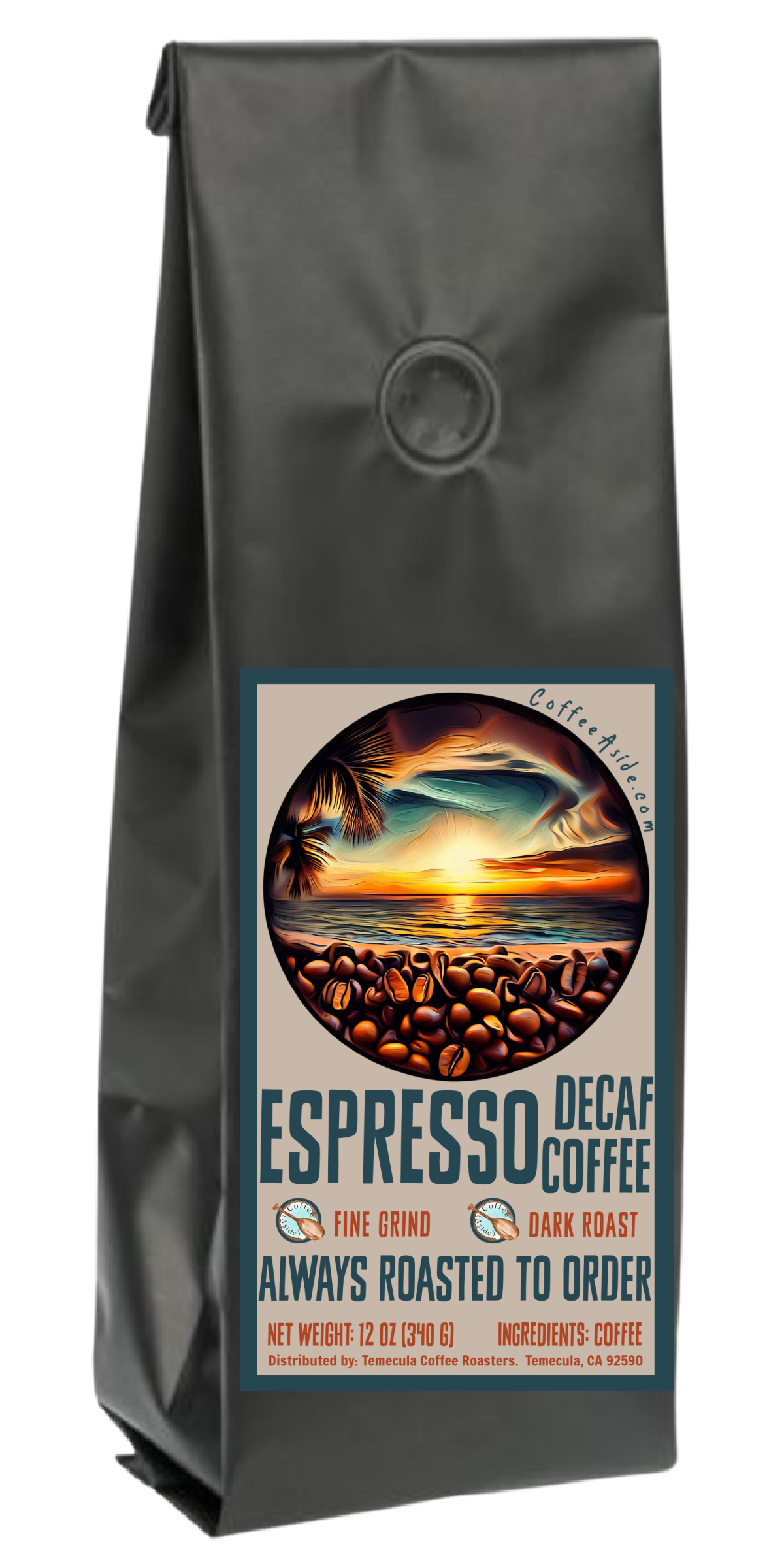 Decaffeinated House Espresso; 12oz [FREE SHIPPING]