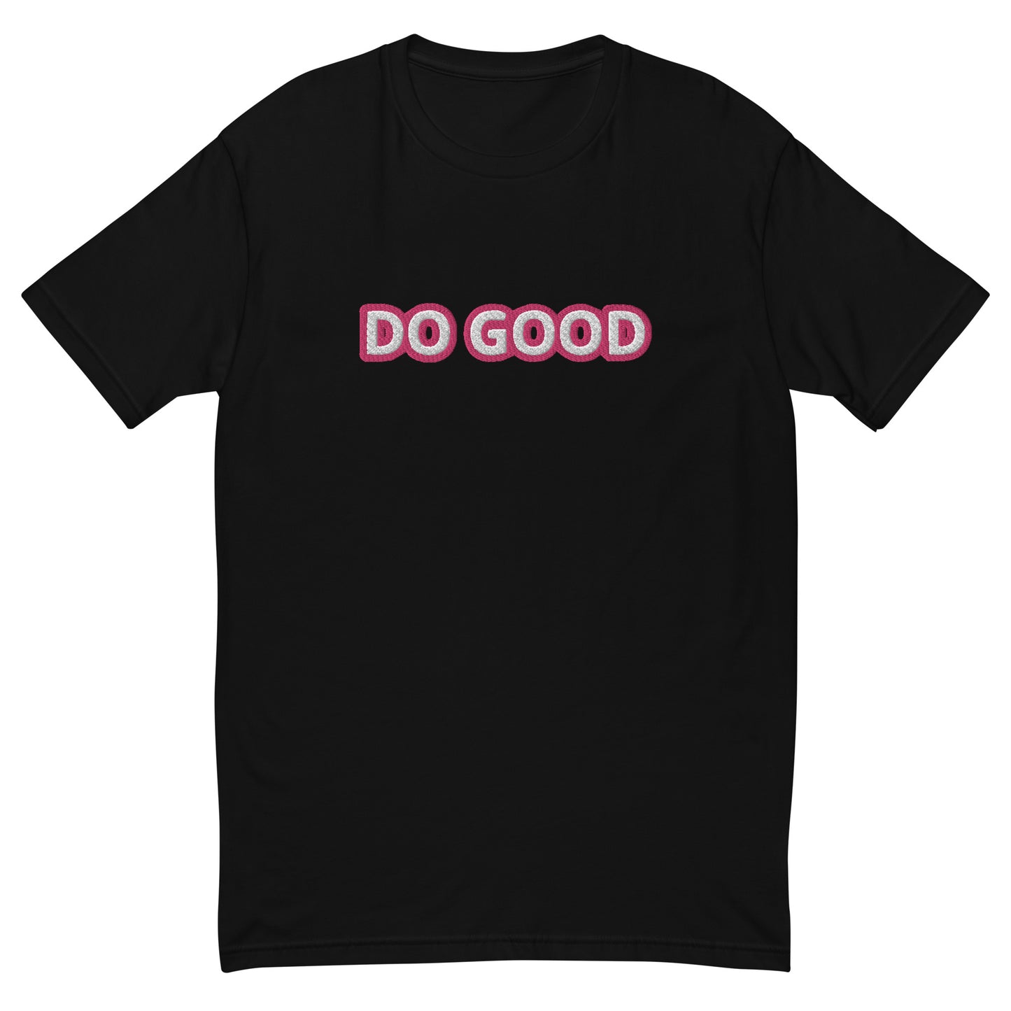 "DO GOOD" Embroidered T-shirt (Athletic Fit)