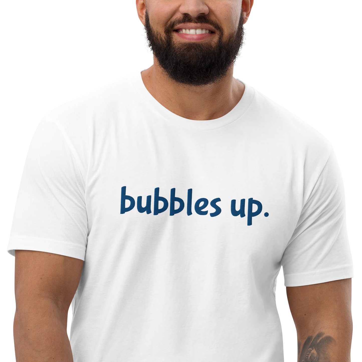 "Bubble Up" Embroidered T-shirt