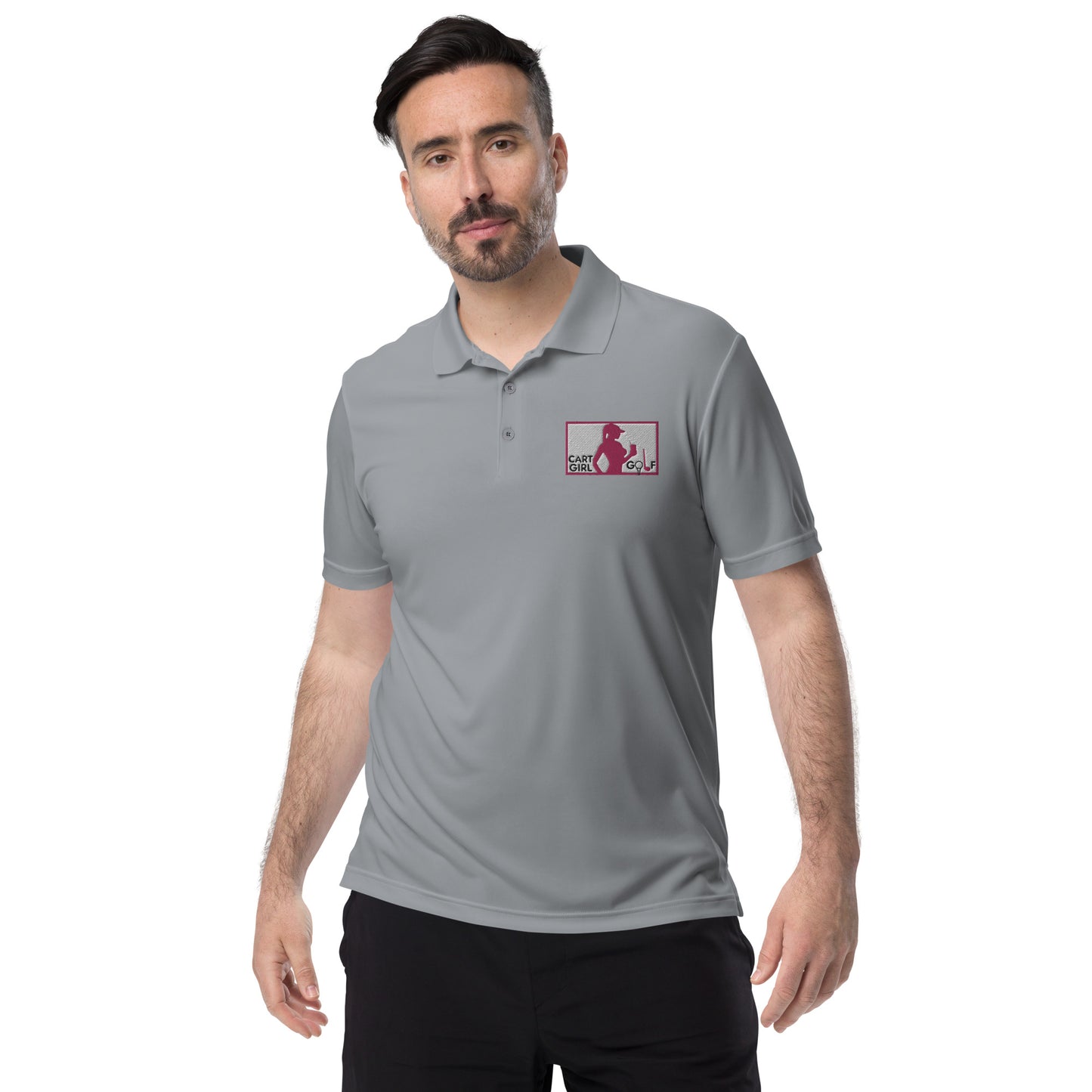 "Cart Girl Golf" Adidas Performance Polo Shirt