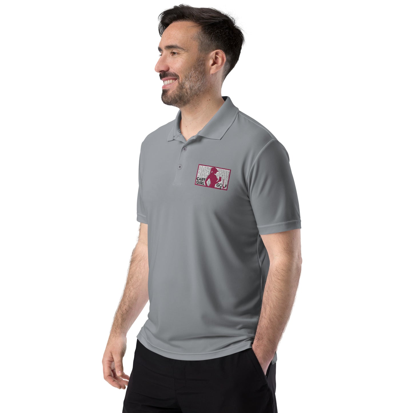 "Cart Girl Golf" Adidas Performance Polo Shirt