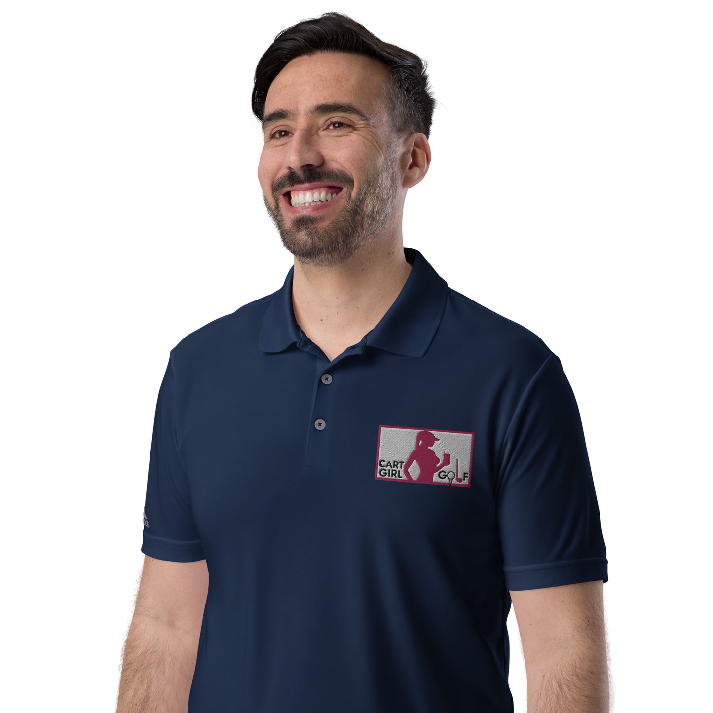 "Cart Girl Golf" Adidas Performance Polo Shirt