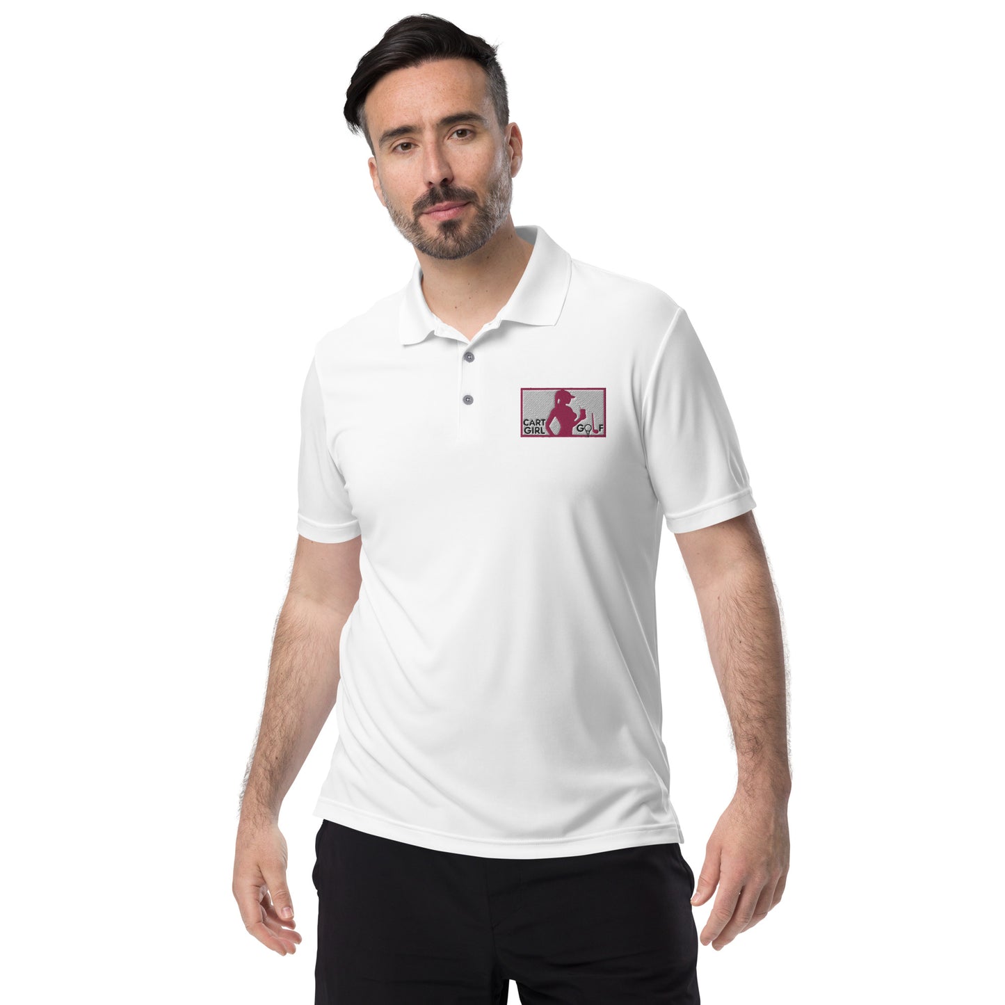 "Cart Girl Golf" Adidas Performance Polo Shirt