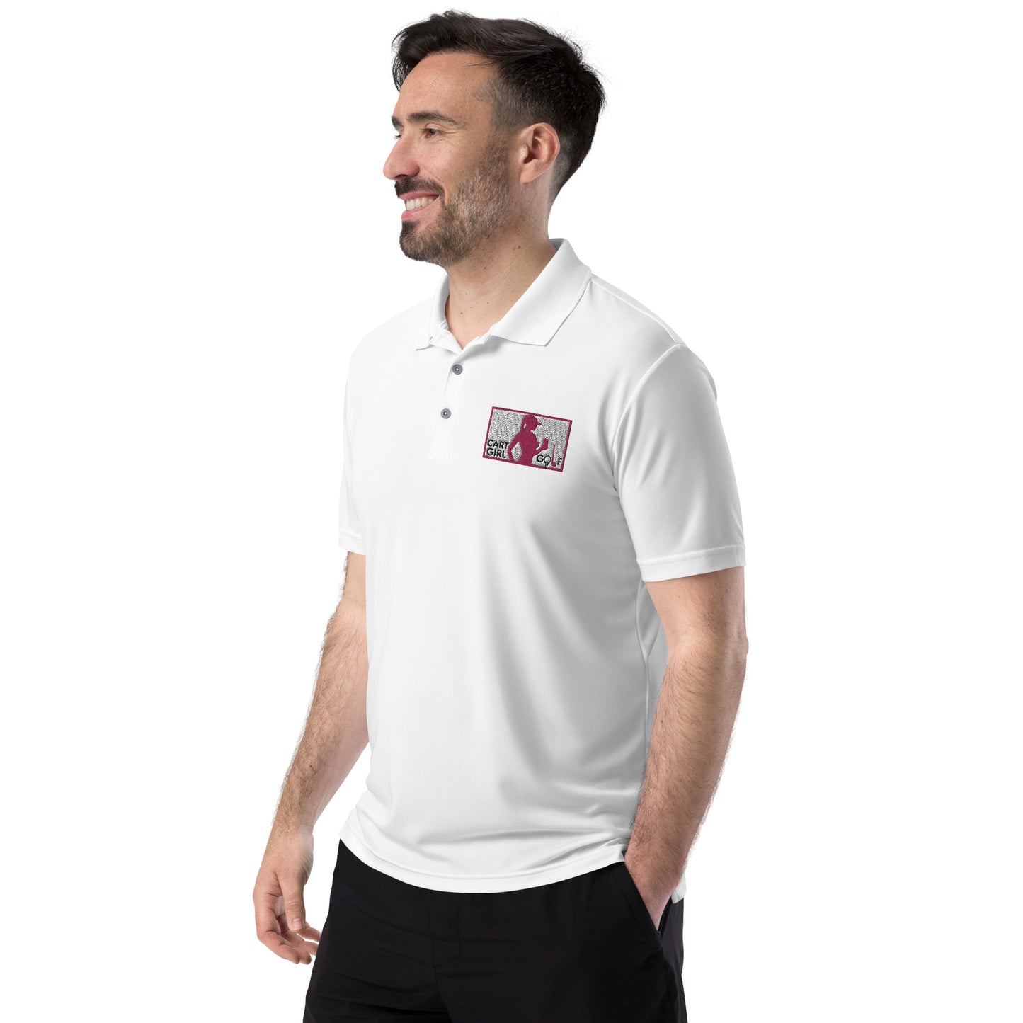 "Cart Girl Golf" Adidas Performance Polo Shirt