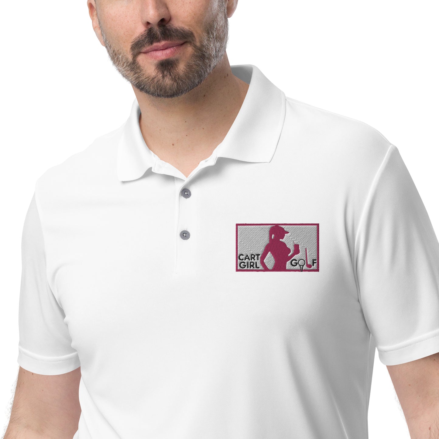 "Cart Girl Golf" Adidas Performance Polo Shirt