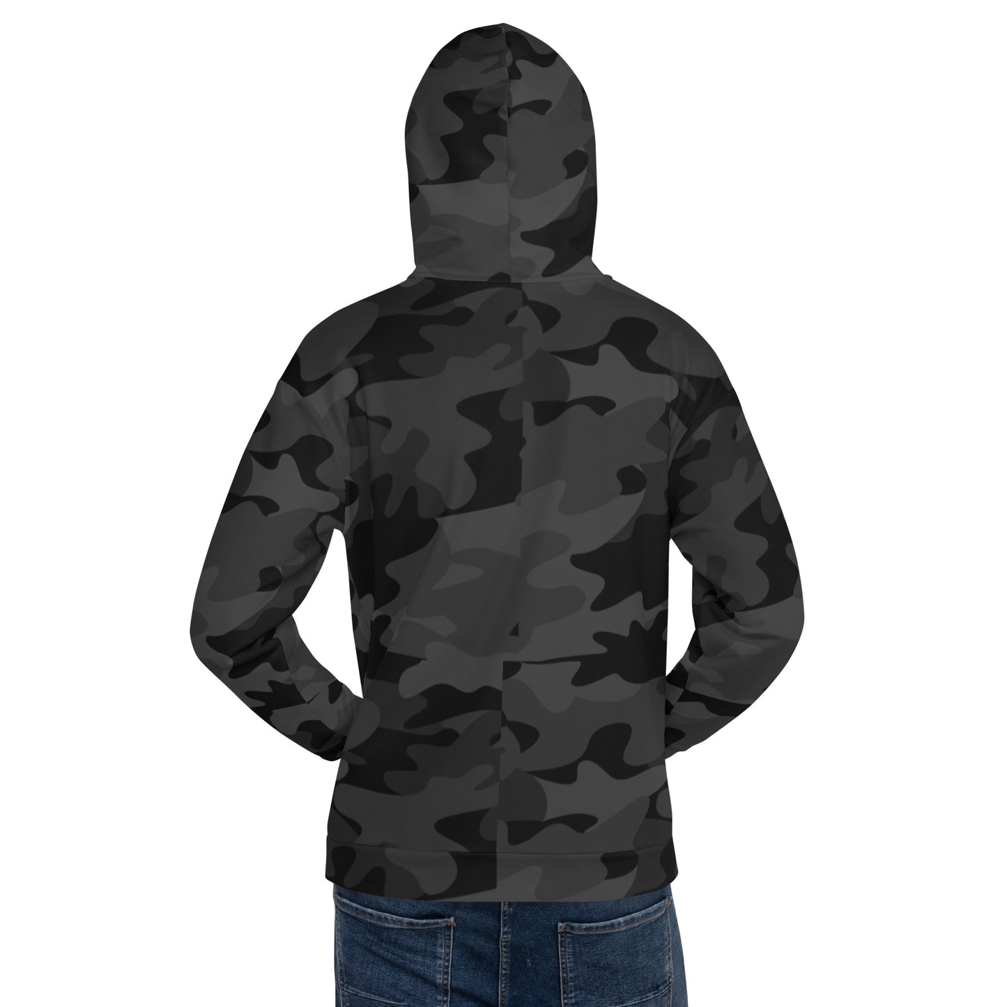 Unlocked Black Camo Hoodie (Athletic Fit)