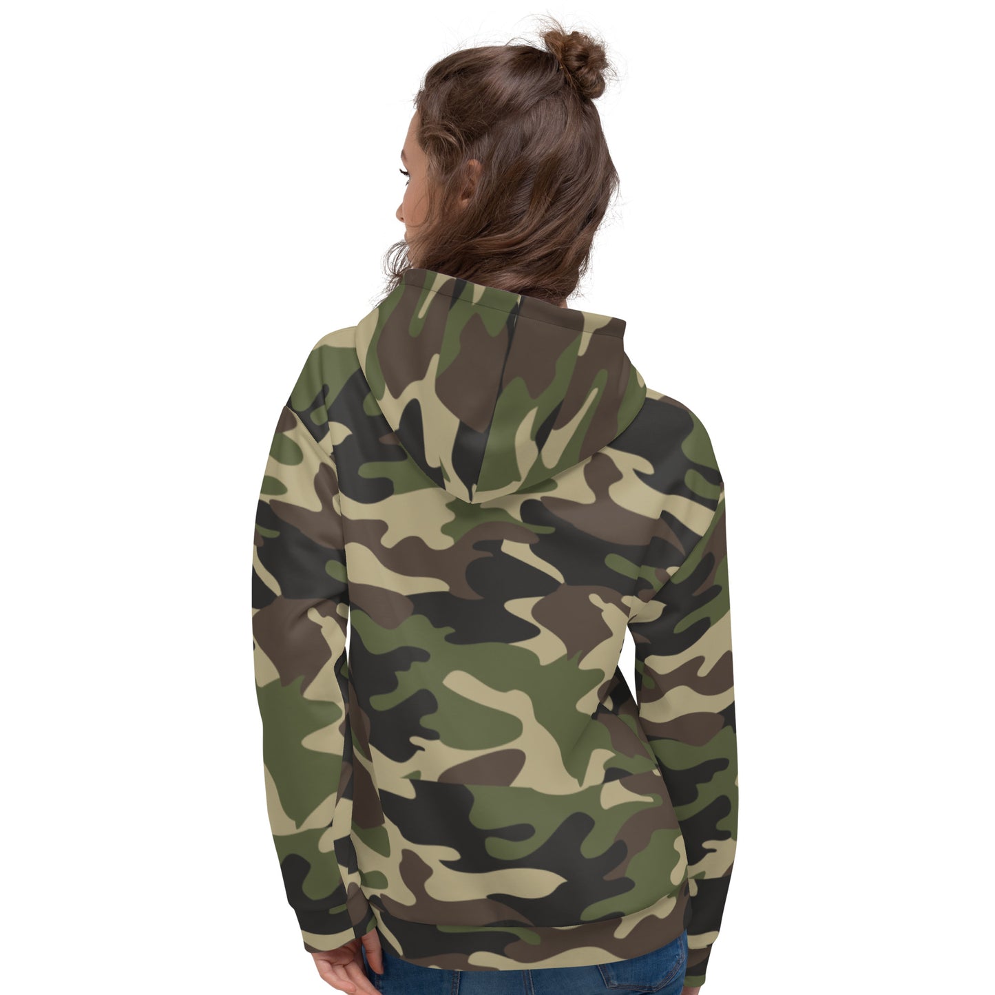 "Unlocked Green Camo" Hoodie (Athletic Fit/Rad Soft Feel)
