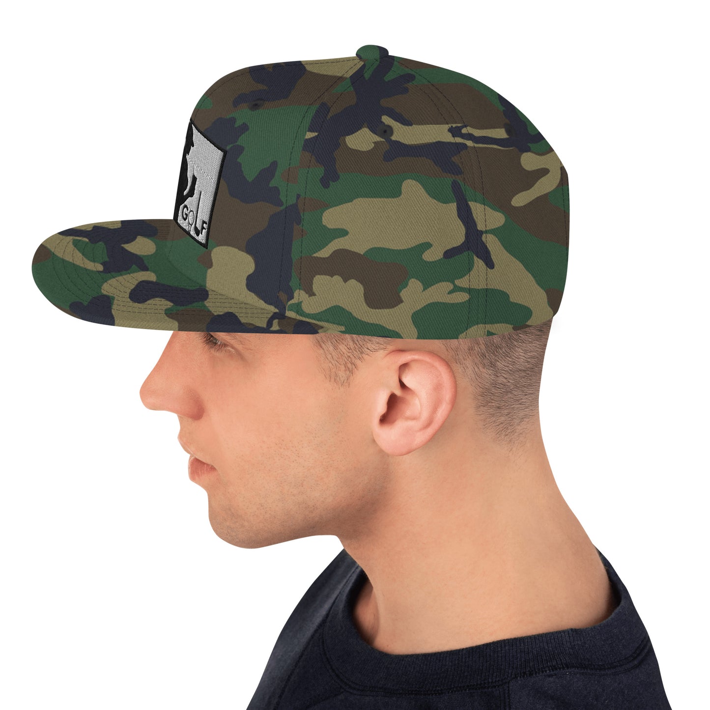 "Cart Girl Golf" Snapback Camo Hat