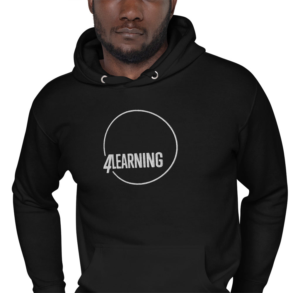 "4Learning" Embroidered Unisex Hoodie (Regular Fit)