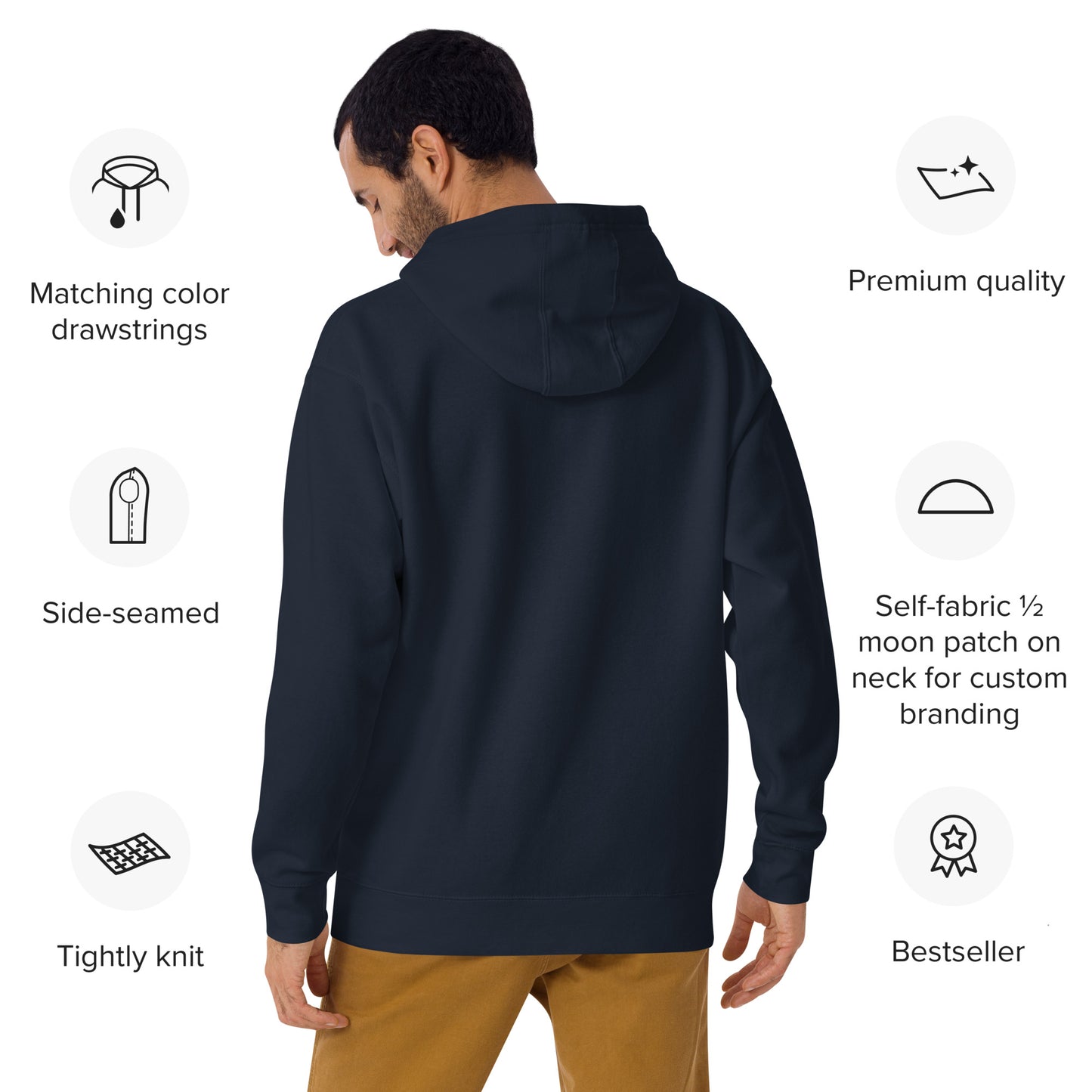 "4Learning" Embroidered Unisex Hoodie (Regular Fit)