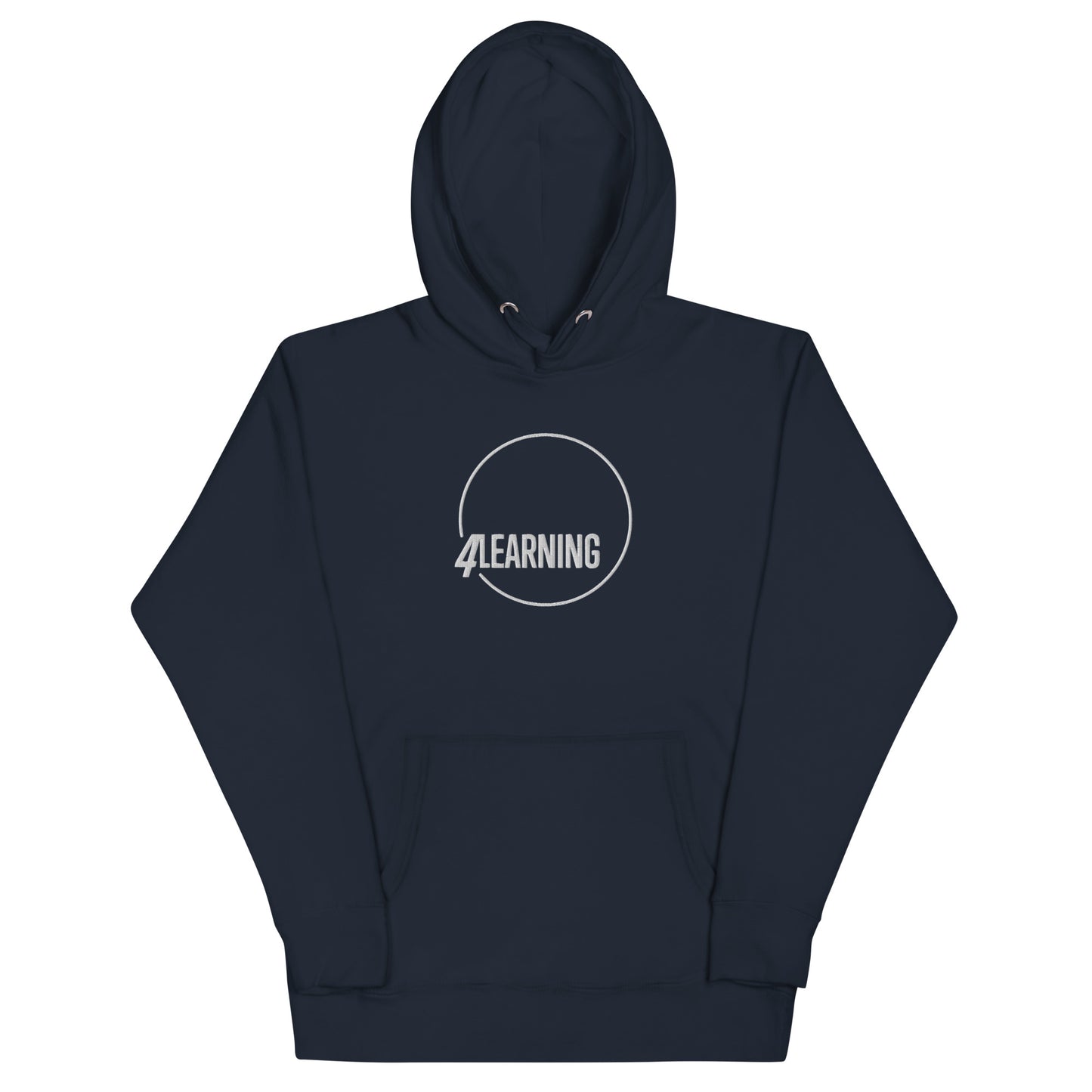 "4Learning" Embroidered Unisex Hoodie (Regular Fit)