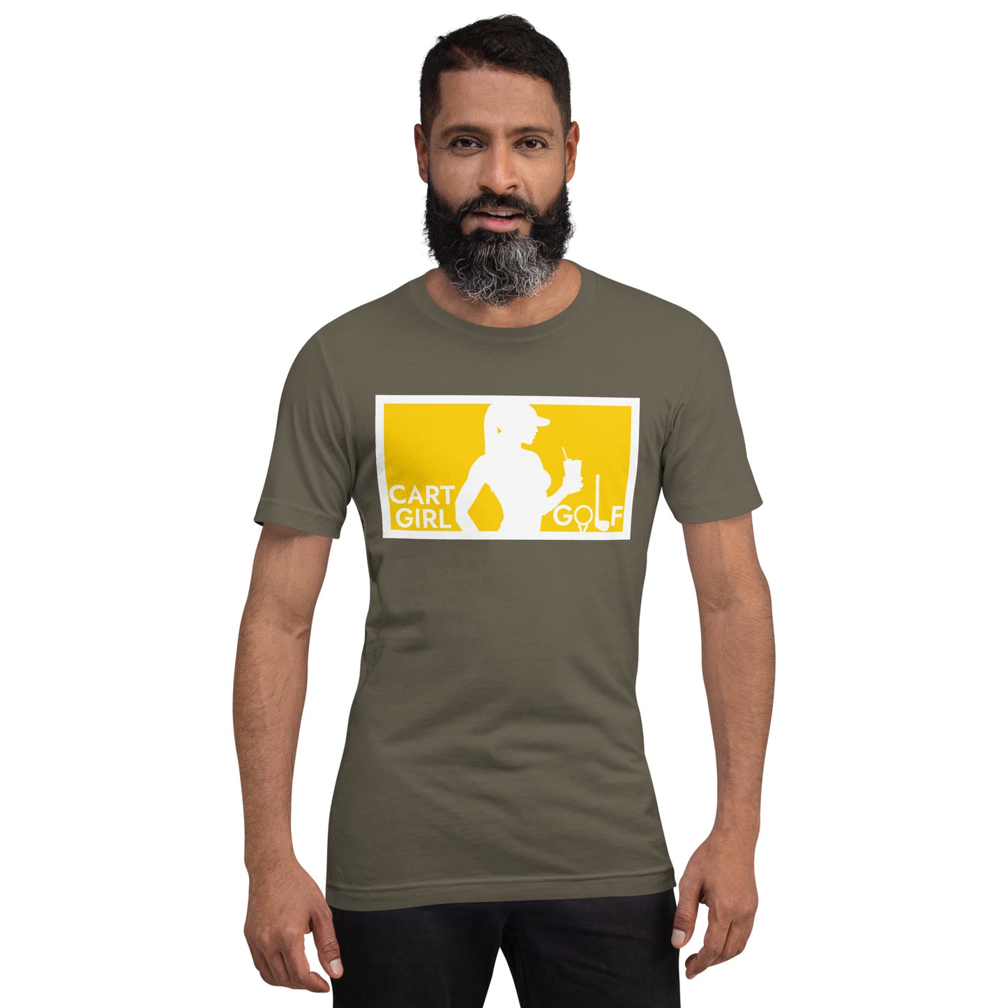 "Cart Girl Golf" T-shirt (Regular Fit/Soft)