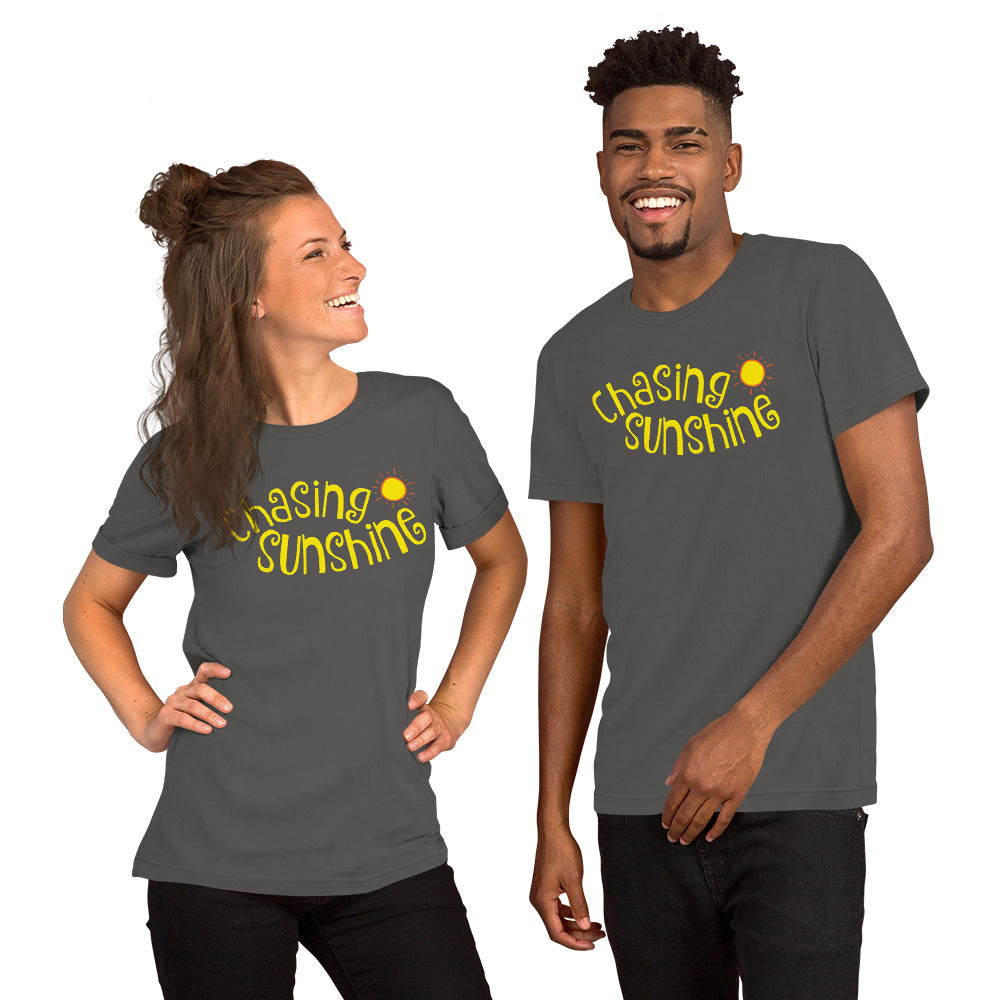 "Chasing Sunshine" Unisex T-Shirt (Regular Fit/Soft)
