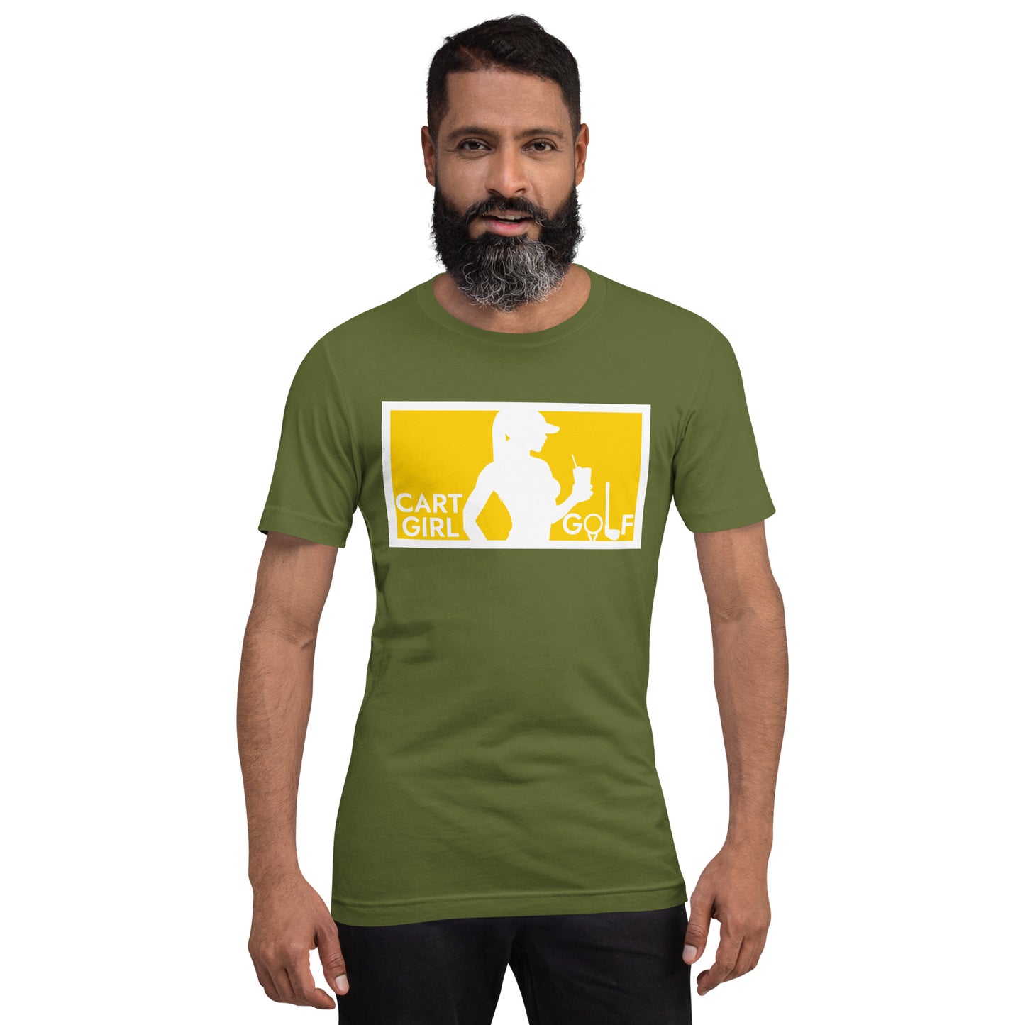 "Cart Girl Golf" T-shirt (Regular Fit/Soft)