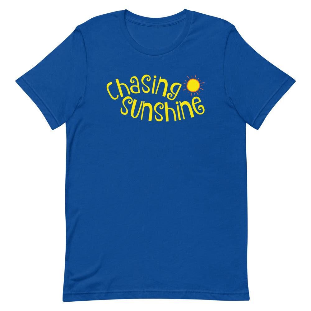 "Chasing Sunshine" Unisex T-Shirt (Regular Fit/Soft)