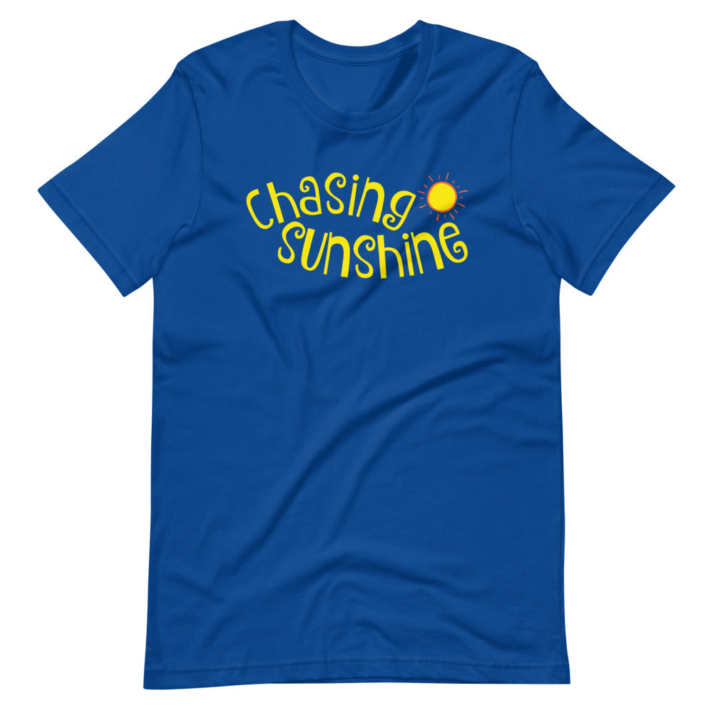 "Chasing Sunshine" Unisex T-Shirt (Regular Fit/Soft)