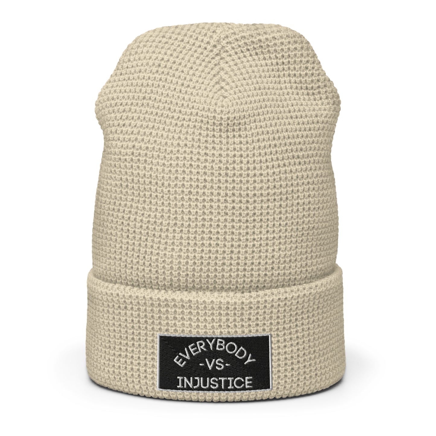 "Everybody VS Injustice" Waffle beanie