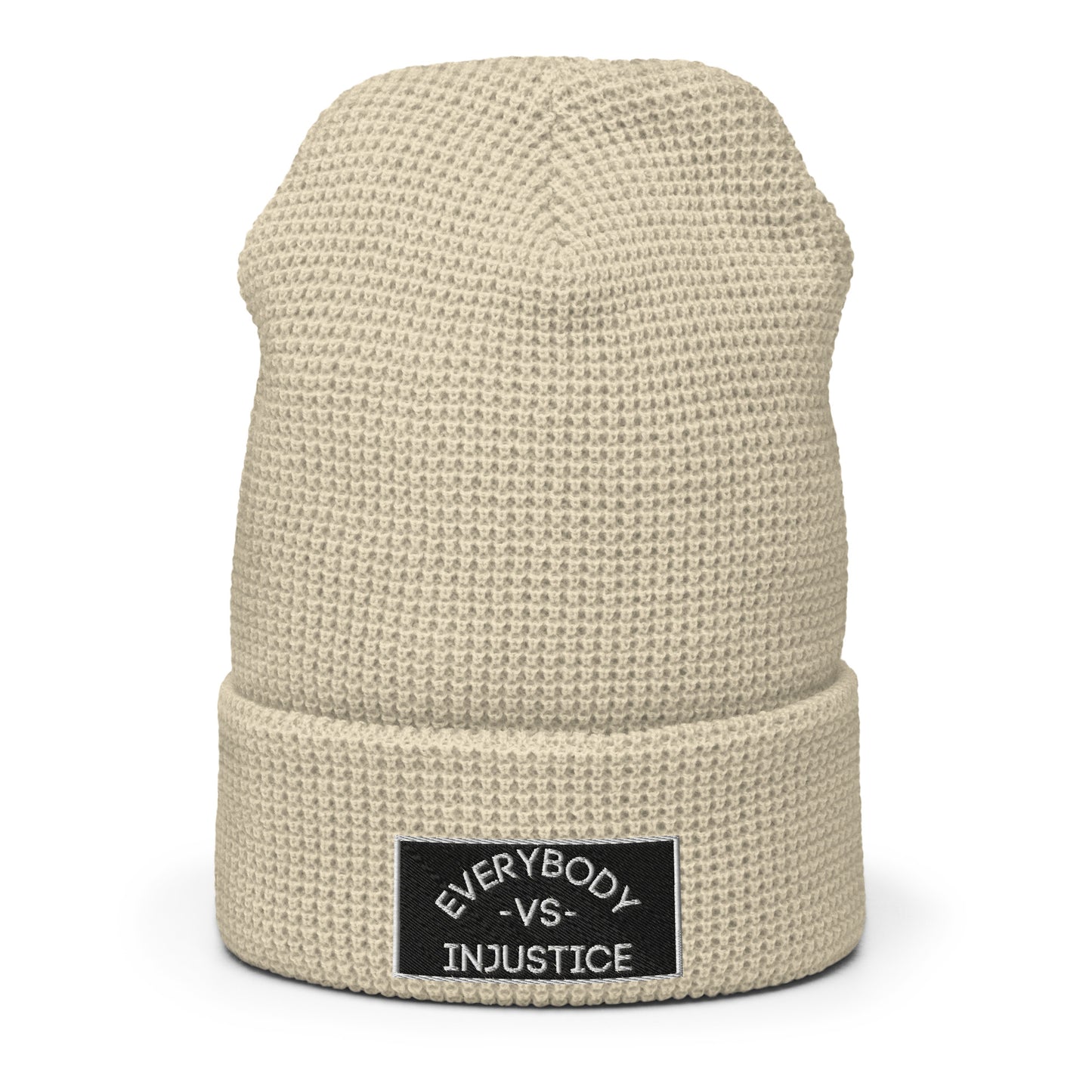 "Everybody VS Injustice" Waffle beanie