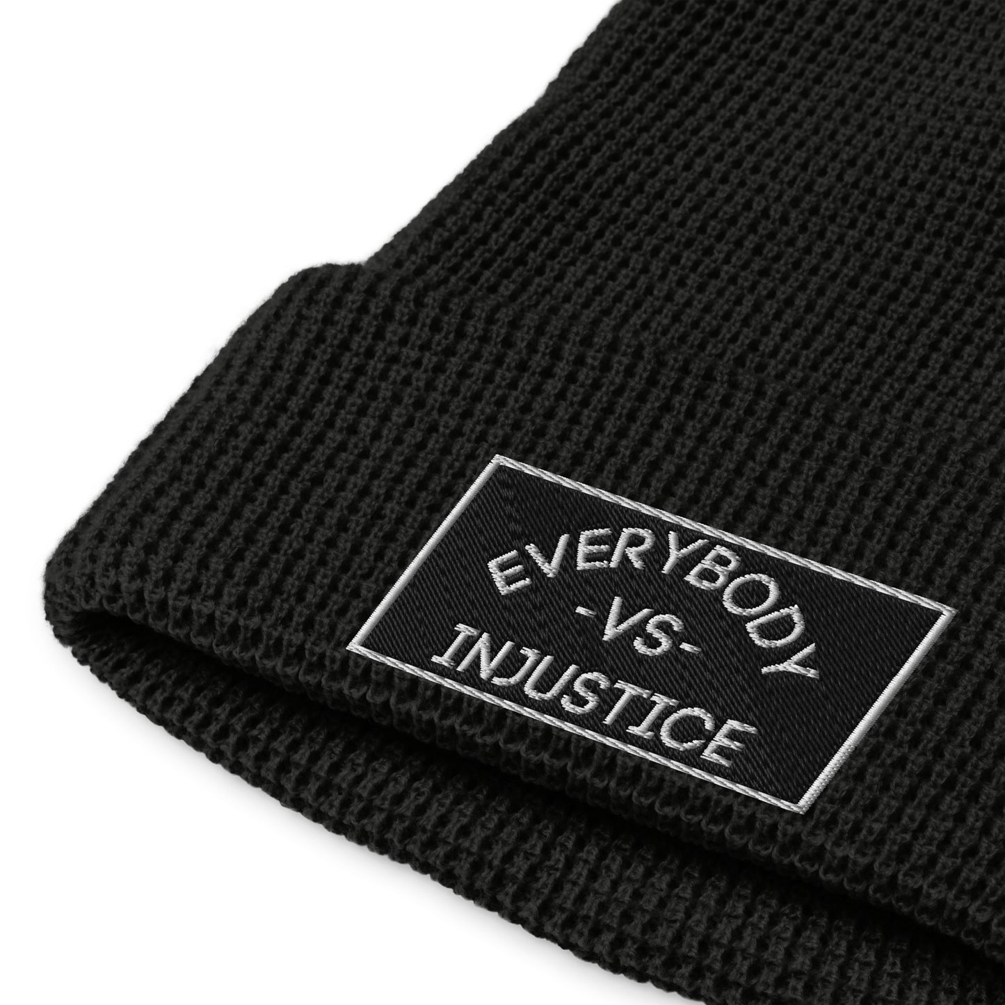 "Everybody VS Injustice" Waffle beanie