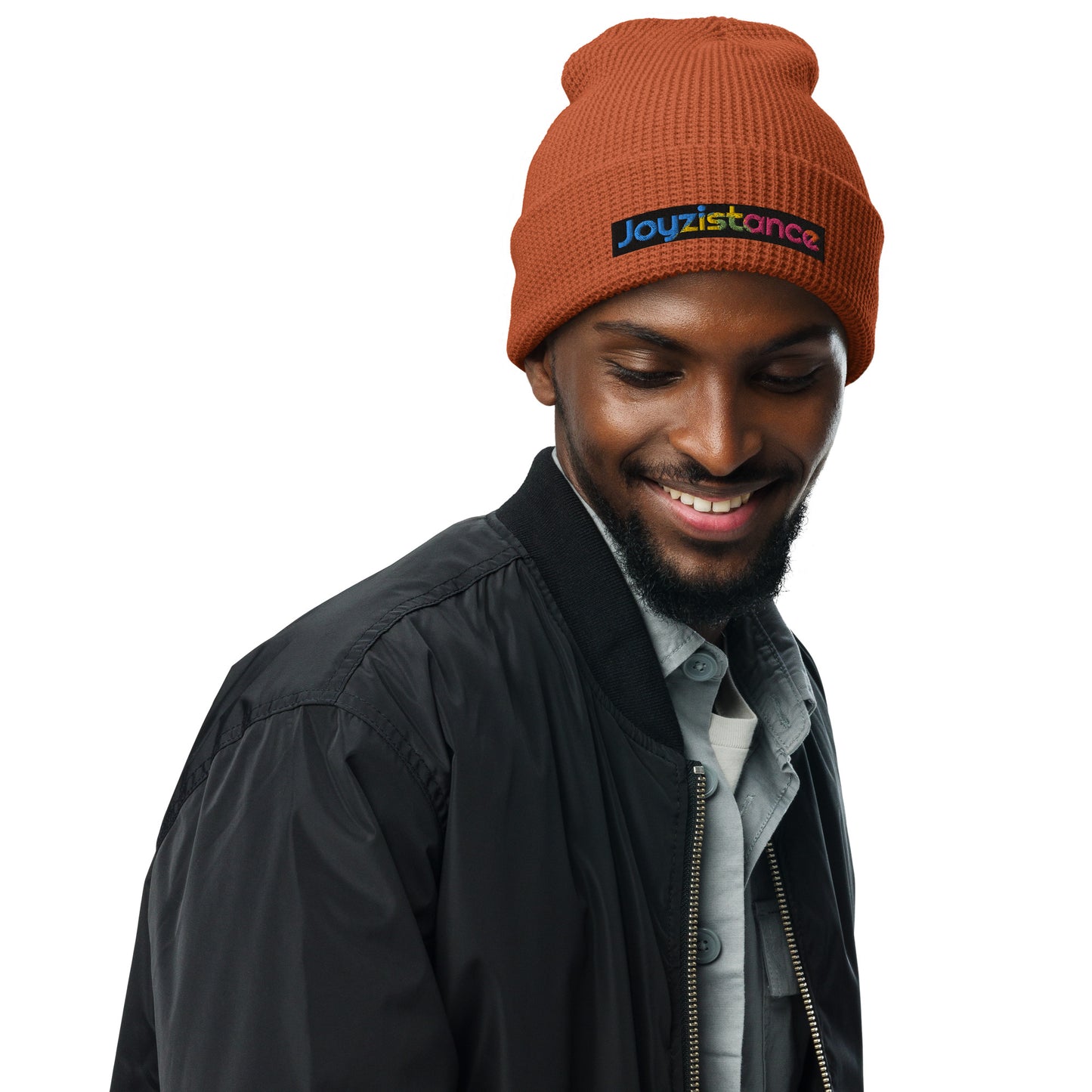"Joyzistance" Waffle Beanie