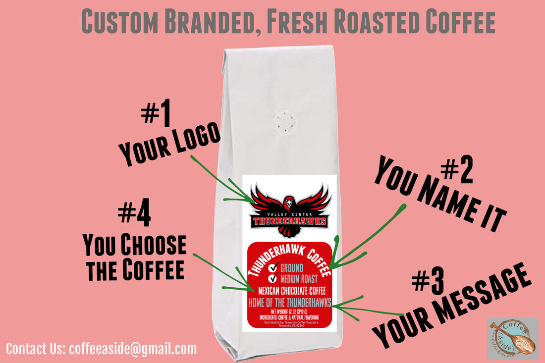 Custom Fundraising Coffee Bag Sample (12oz)