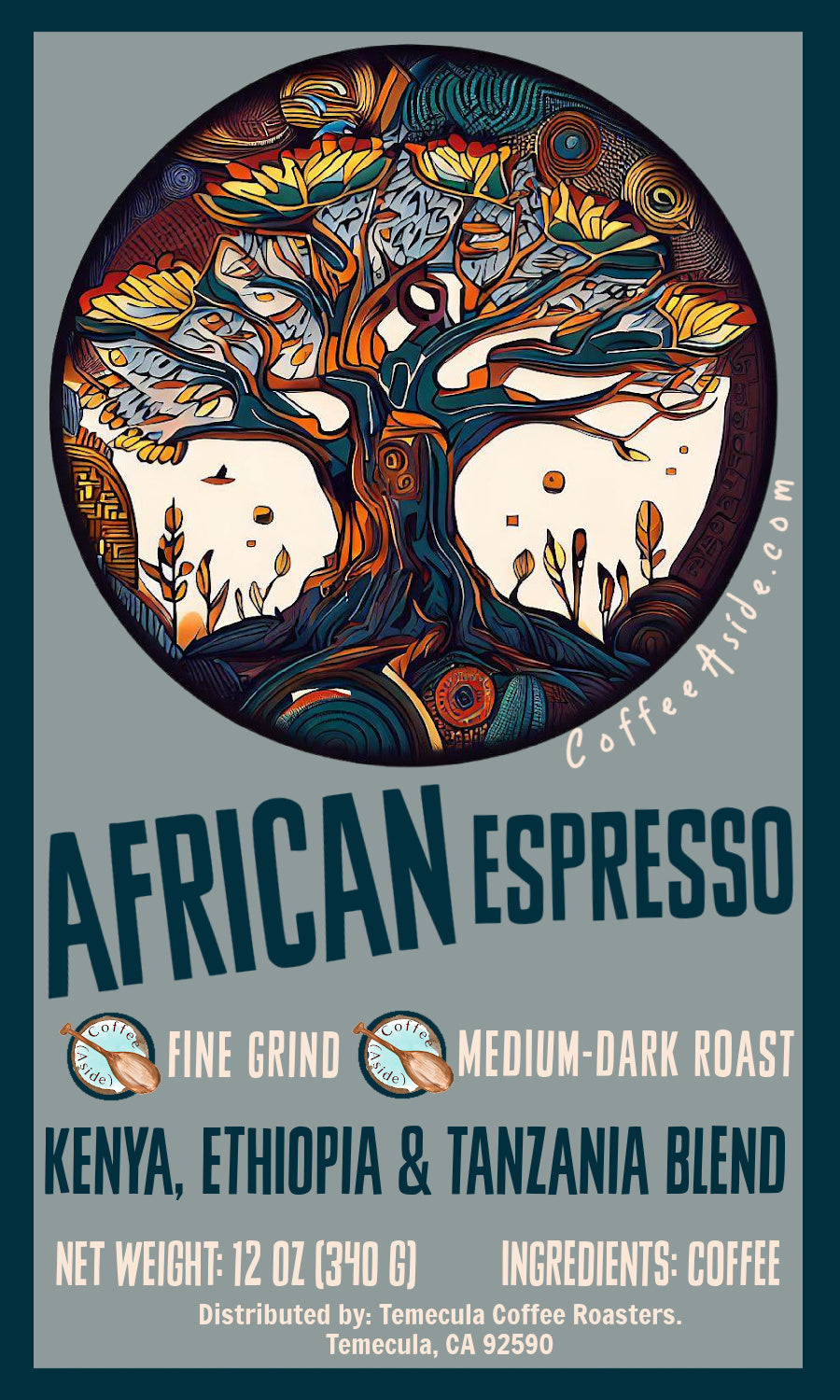 African Espresso; 12oz. [FREE SHIPPING]