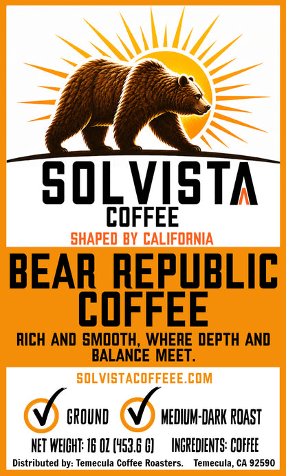 SOLVISTA Bear Republic Coffee; 1 LB; FREE SHIPPING