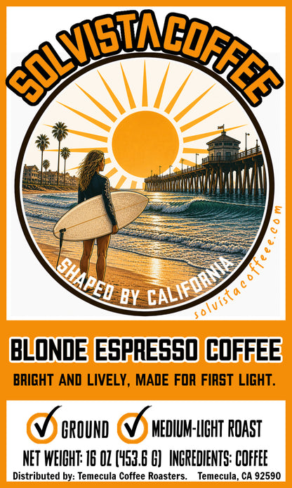 SOLVISTA Dawnline Coffee; Blonde Espresso; 1 LB; FREE SHIPPING