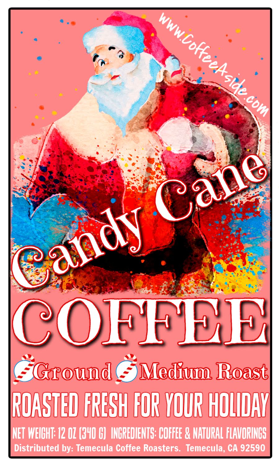 Candy Cane Coffee; 12oz