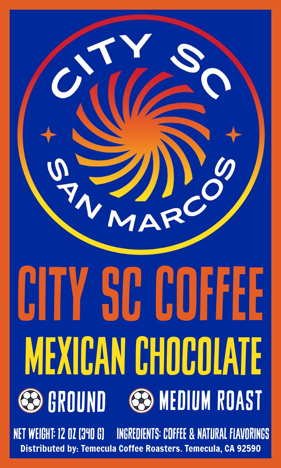 Mexican Chocolate; 12oz; Medium Roast; [City SC Boys 2010]