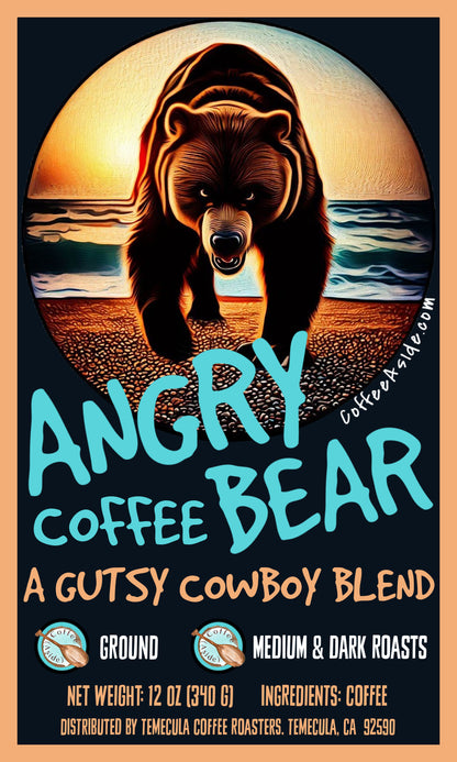 Angry Bear Coffee (Cowboy Blend); 12oz [FREE SHIPPING]