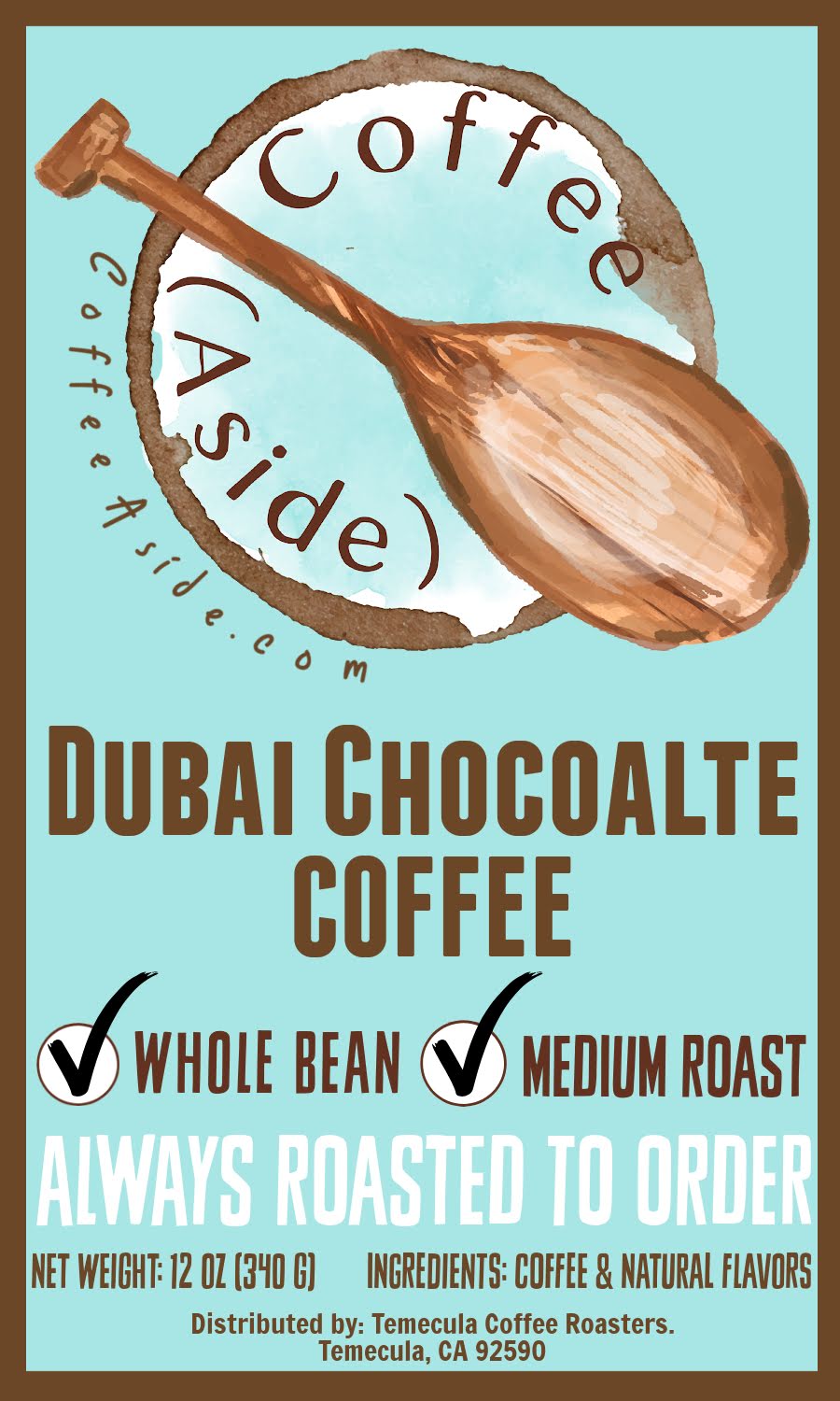 Dubai Chocolate Coffee; 12oz [FREE SHIPPING]