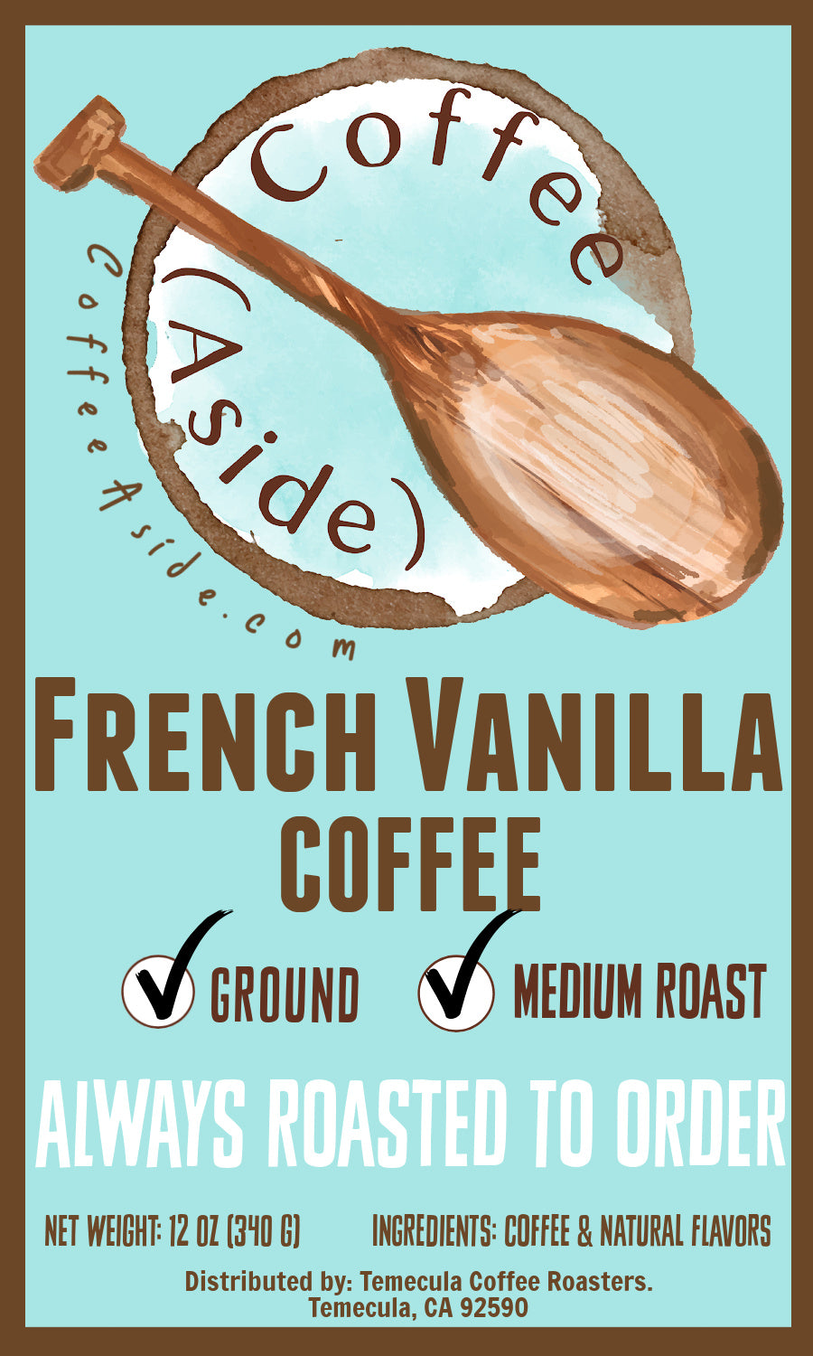French Vanilla; 12oz. [FREE SHIPPING]