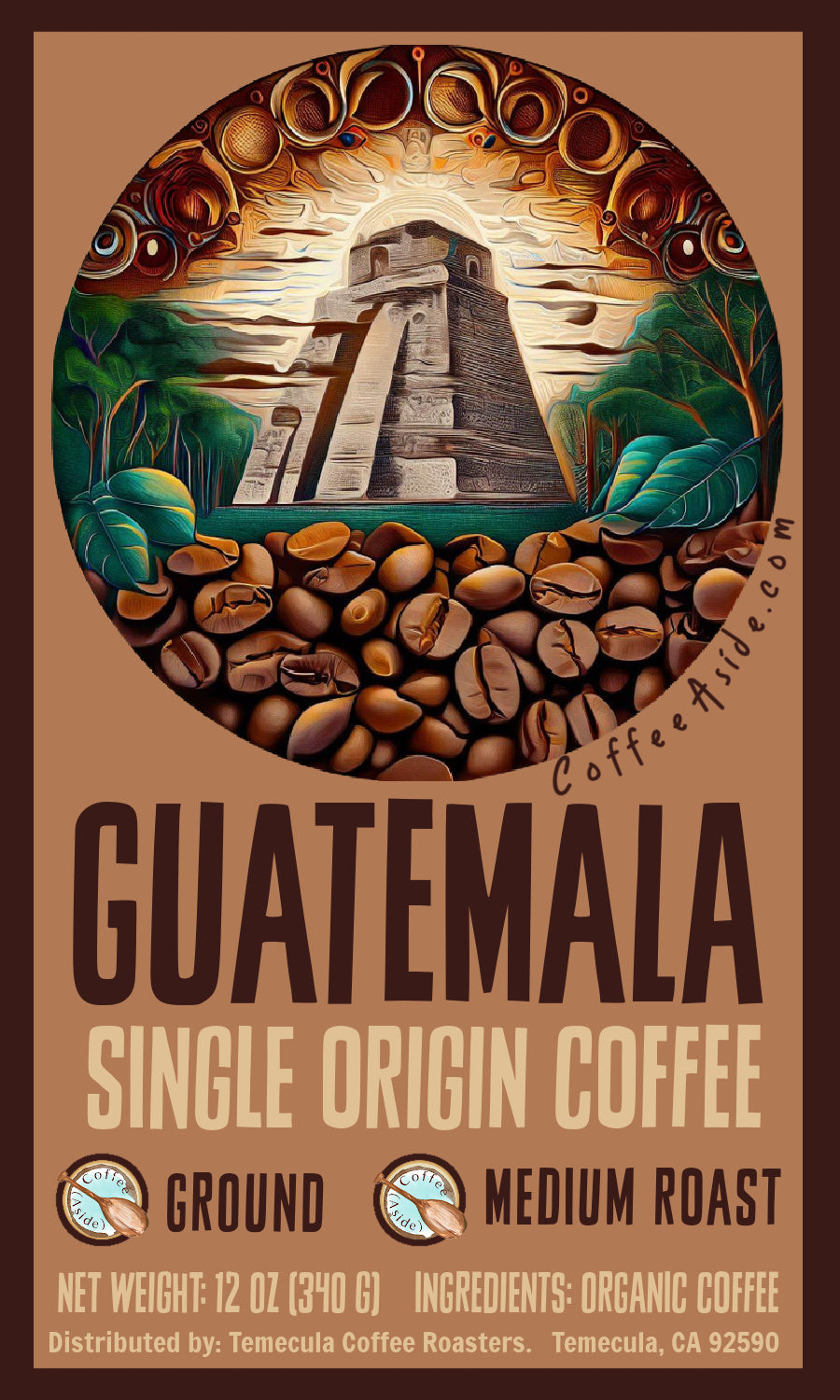 Fairtrade® Organic Guatemala Single Origin; 12oz. [FREE SHIPPING