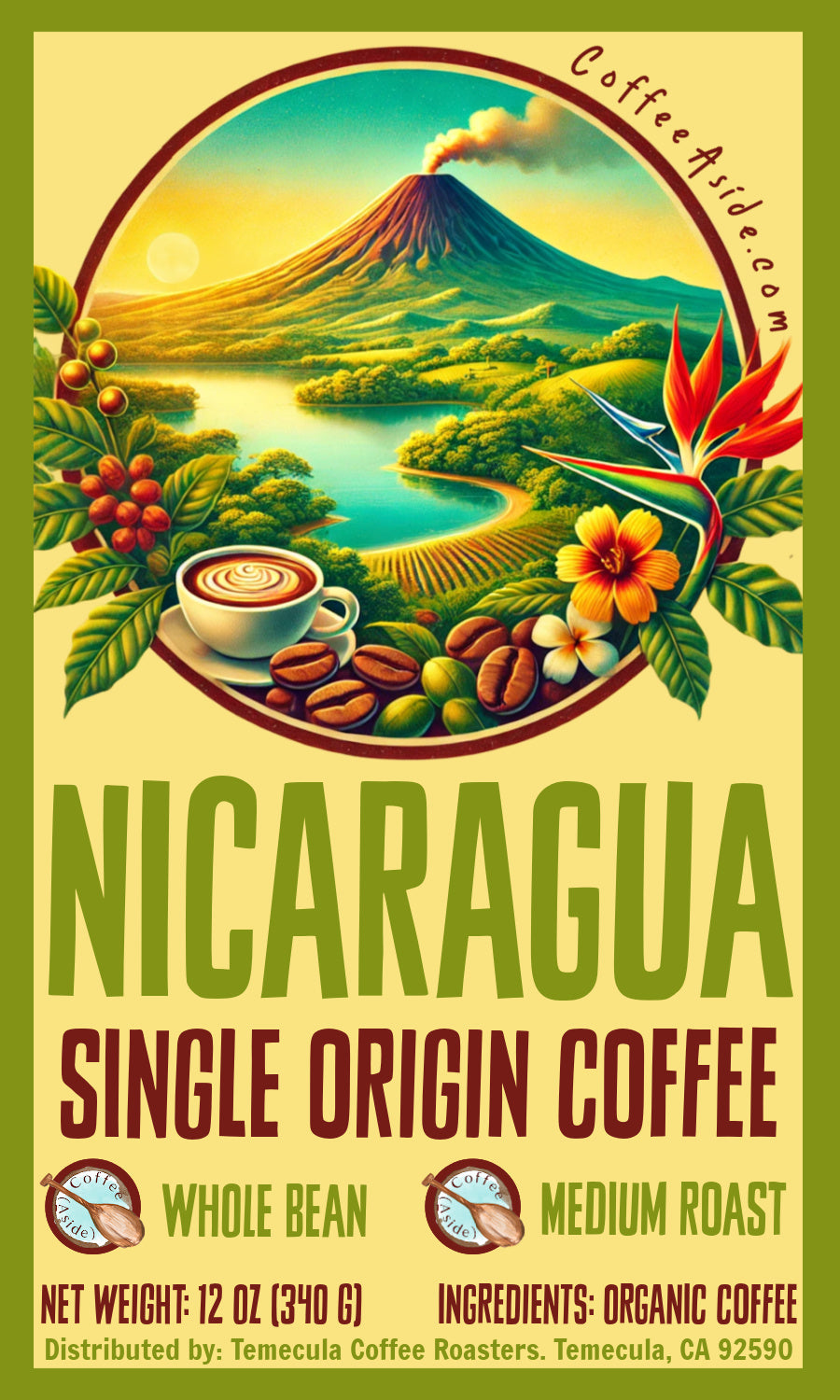 Single Origin (Nicaragua); 12oz [FREE SHIPPING] – COLLAB FOR GOOD