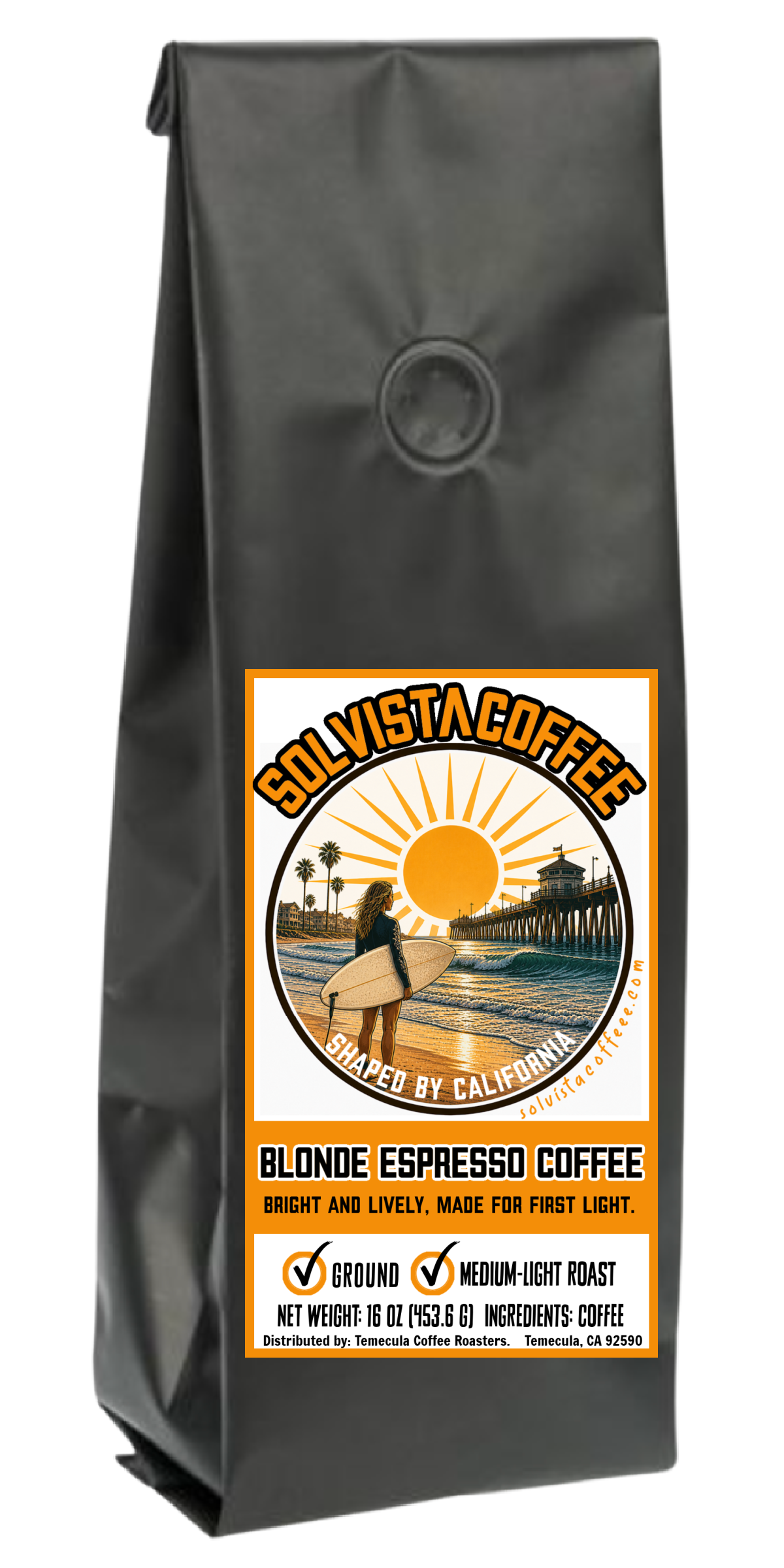 SOLVISTA Dawnline Coffee; Blonde Espresso; 1 LB; FREE SHIPPING