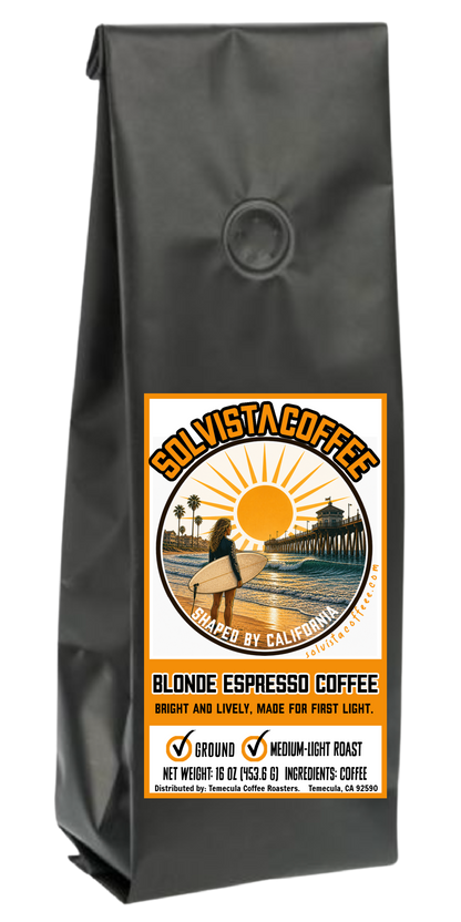 SOLVISTA Dawnline Coffee; Blonde Espresso; 1 LB; FREE SHIPPING