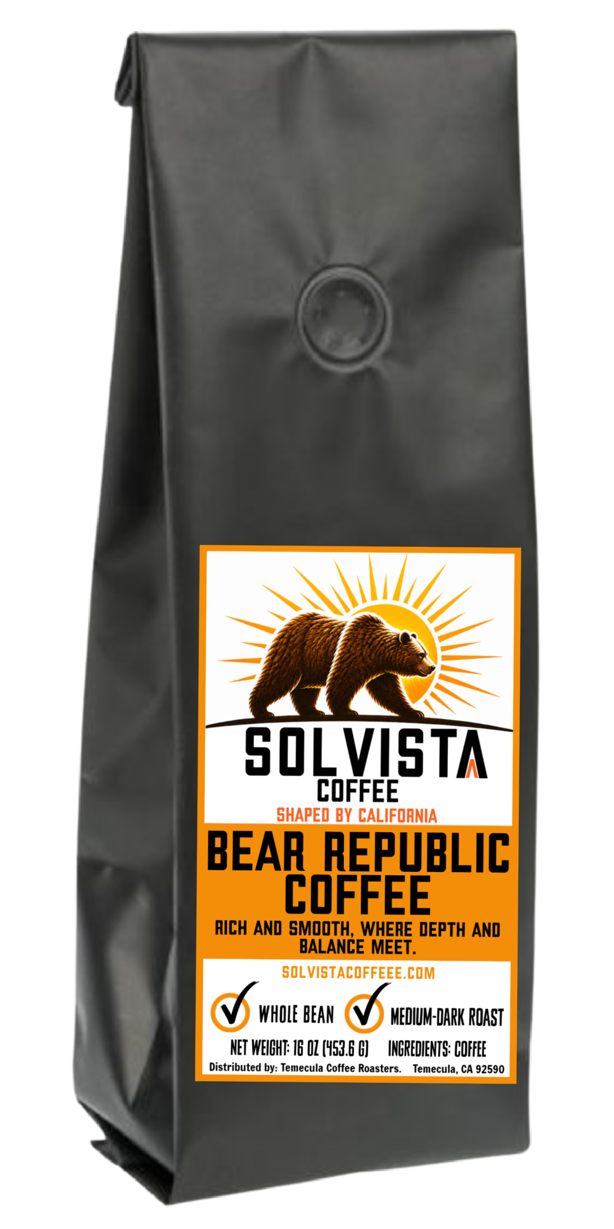 SOLVISTA Bear Republic Coffee; 1 LB; FREE SHIPPING