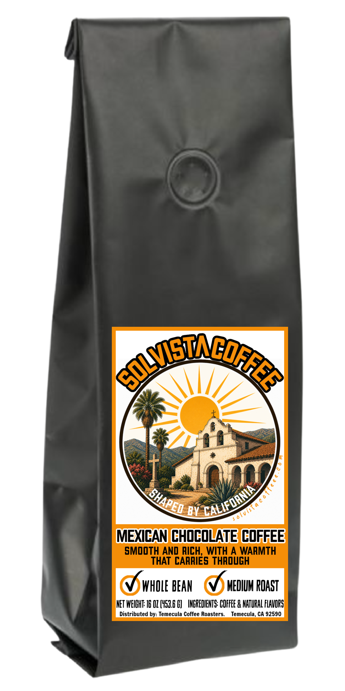 SOLVISTA Foundry Coffee; Mexican Chocolate; 1 LB; FREE SHIPPING
