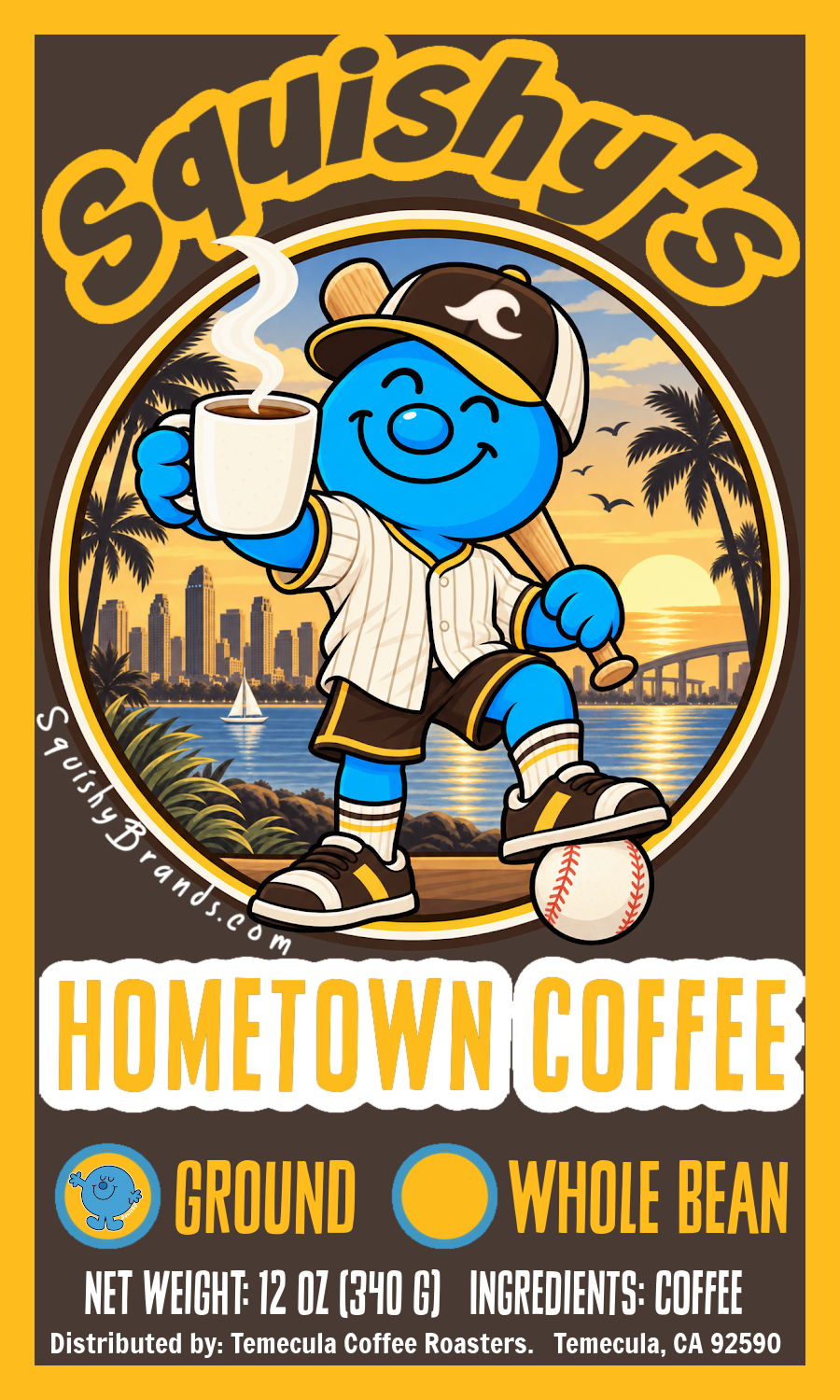 Squishy's Hometown Coffee; 12oz [FREE SHIPPING]