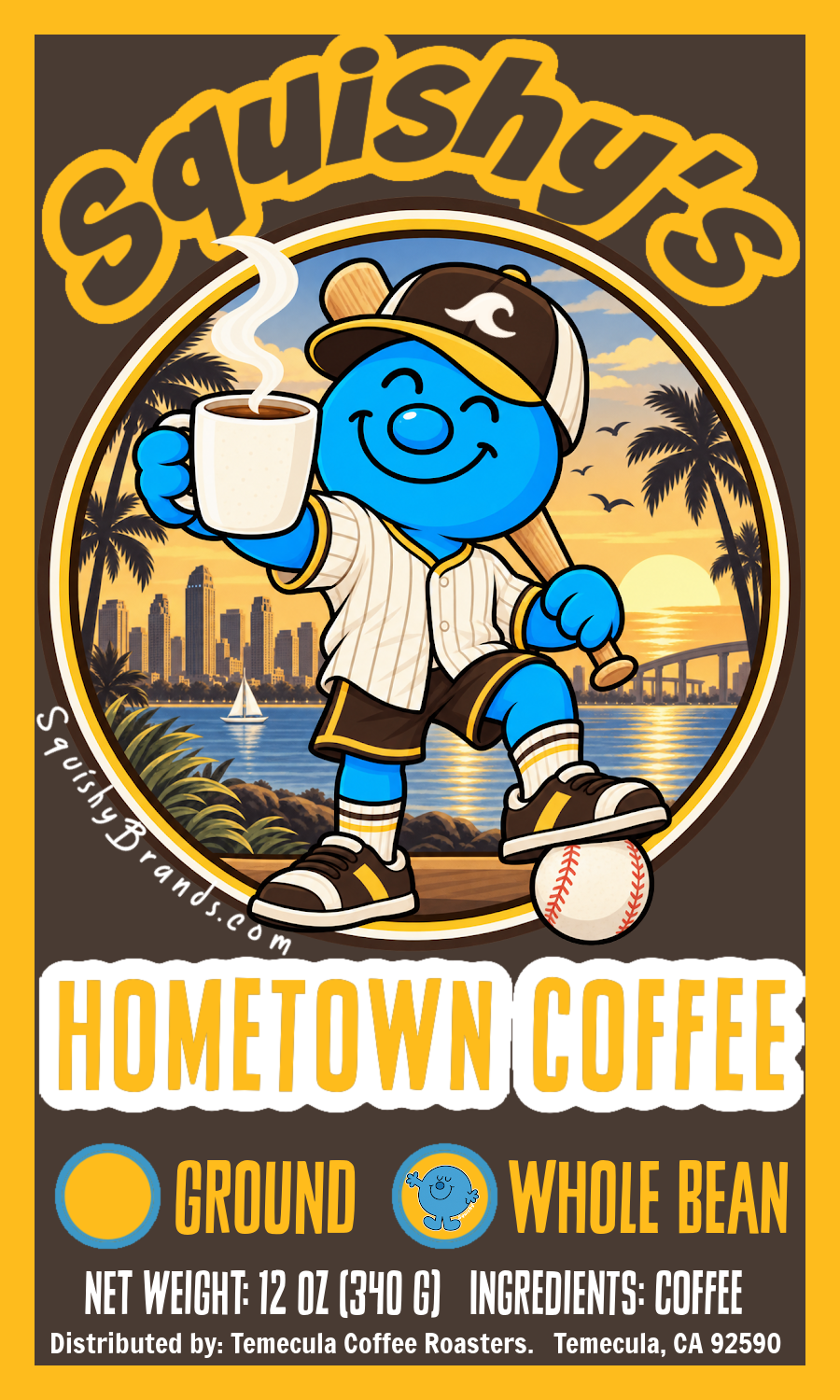 Squishy's Hometown Coffee; 12oz [FREE SHIPPING]