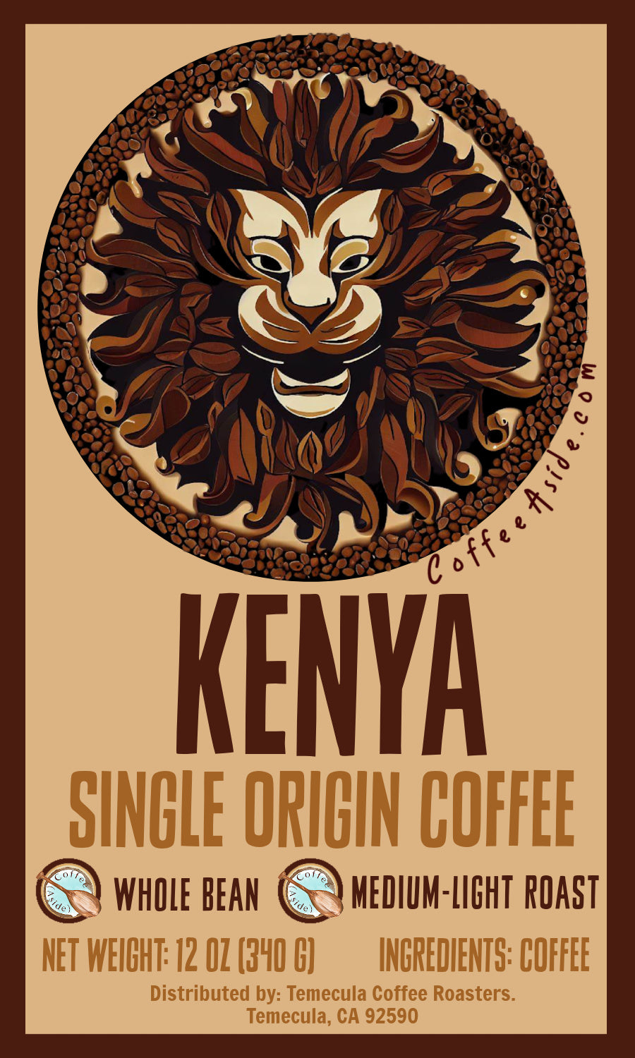 Kenya Single Origin; 12oz [FREE SHIPPING] – COLLAB FOR GOOD
