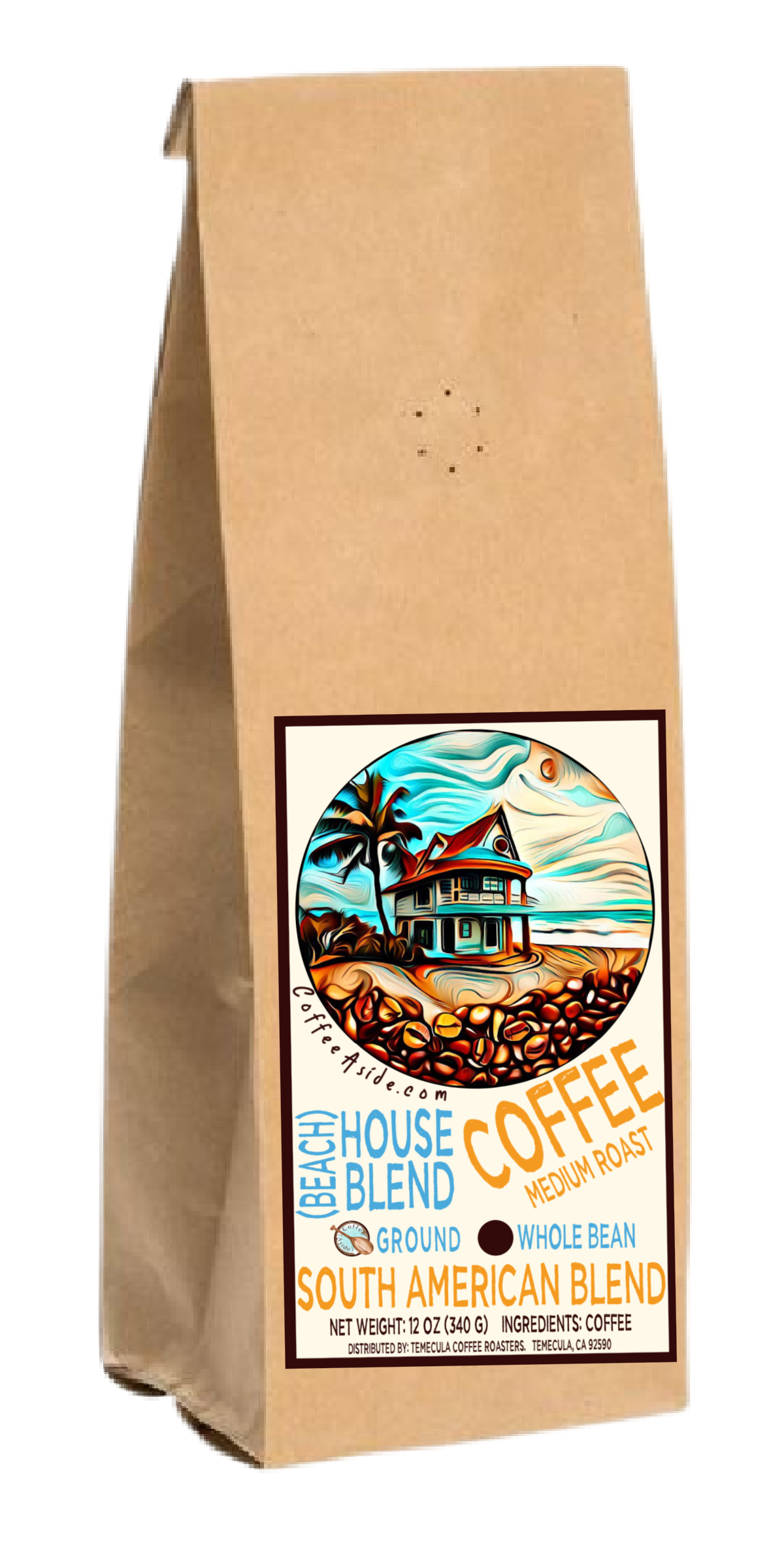 (Beach) House Blend; 12oz [FREE SHIPPING]