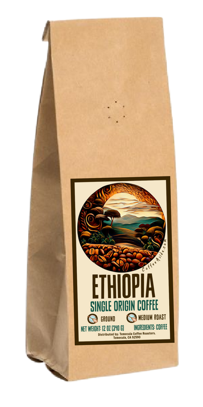 Ethiopia Single Origin; 12oz. [FREE SHIPPING]
