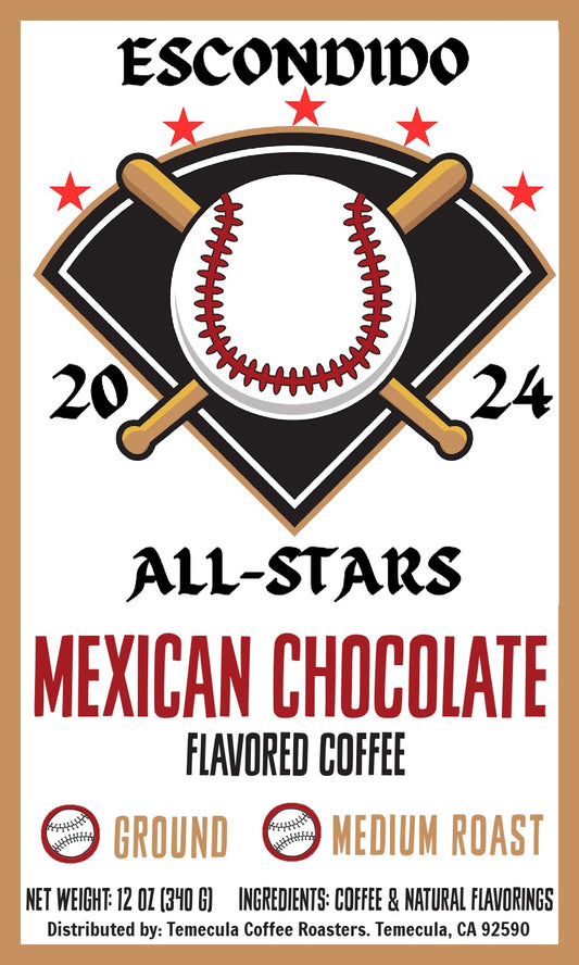 Mexican Chocolate Coffee; 12oz; Medium Roast [Escondido All Stars]