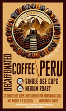 Load image into Gallery viewer, Peru DECAF Coffee; 12oz [FREE SHIPPING]
