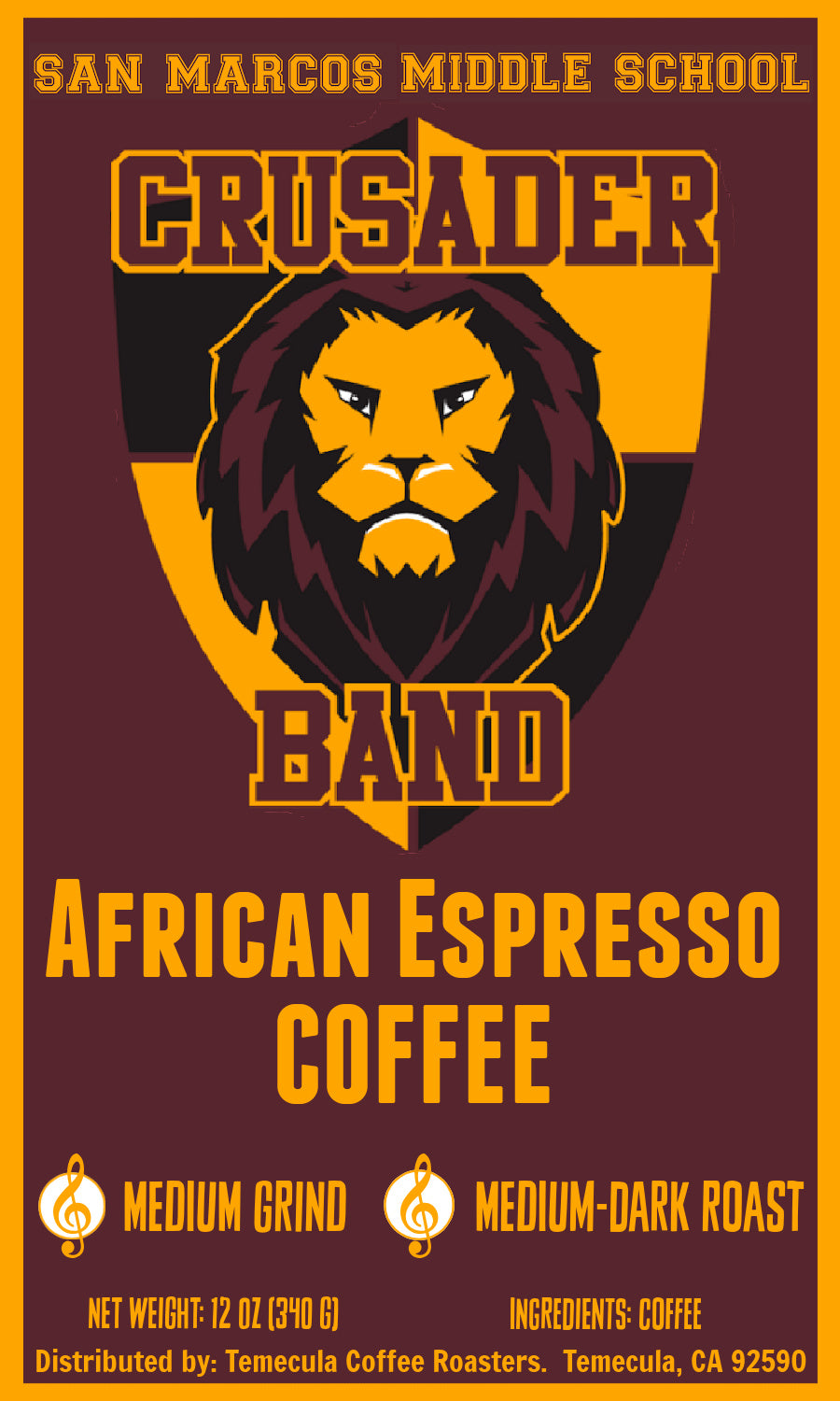 African Espresso (SMMS); 12oz. [FREE SHIPPING]
