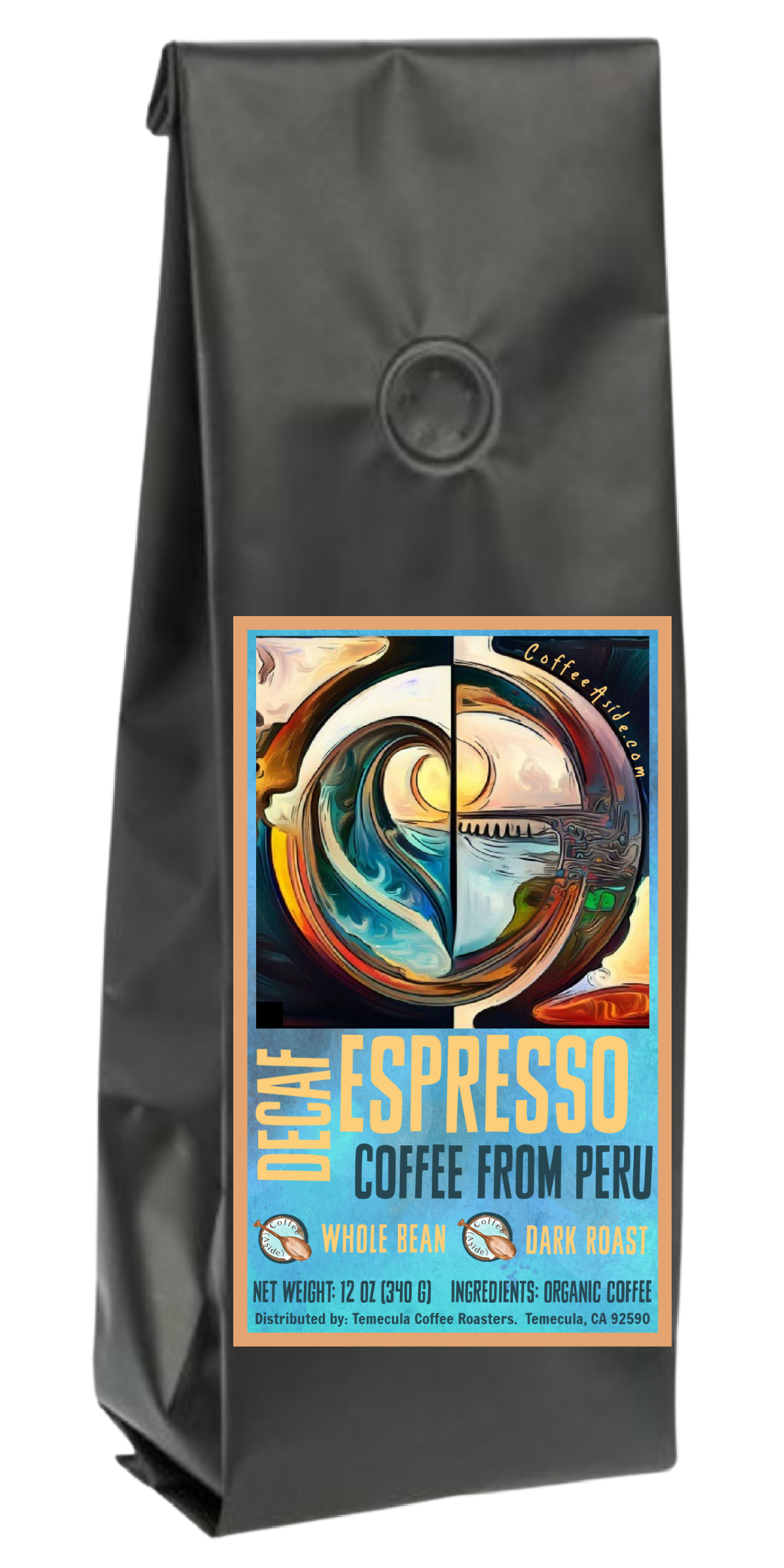 FAIRTRADE® DECAF Espresso (Peru); 12oz [FREE SHIPPING]