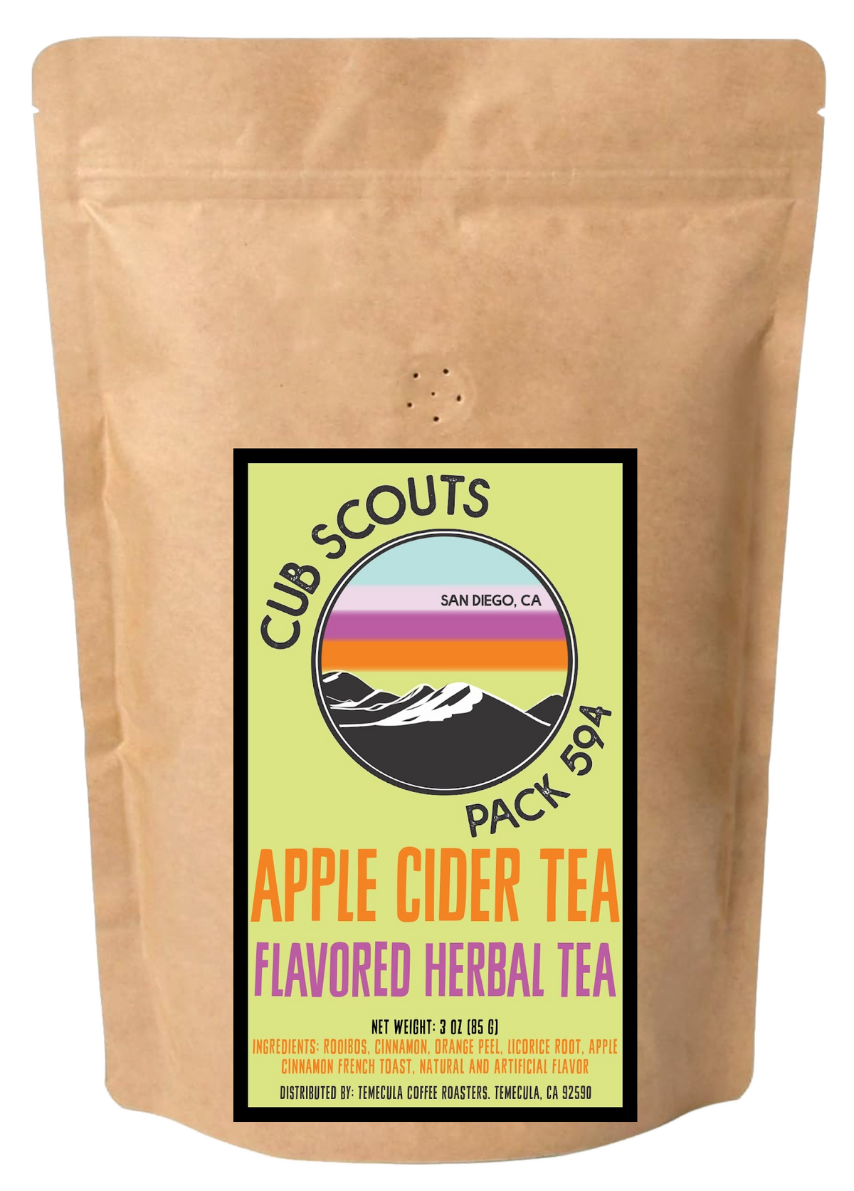 Apple Cider Tea (Loose Leaf Tea); 3oz; [Cub Scout Pack 594]