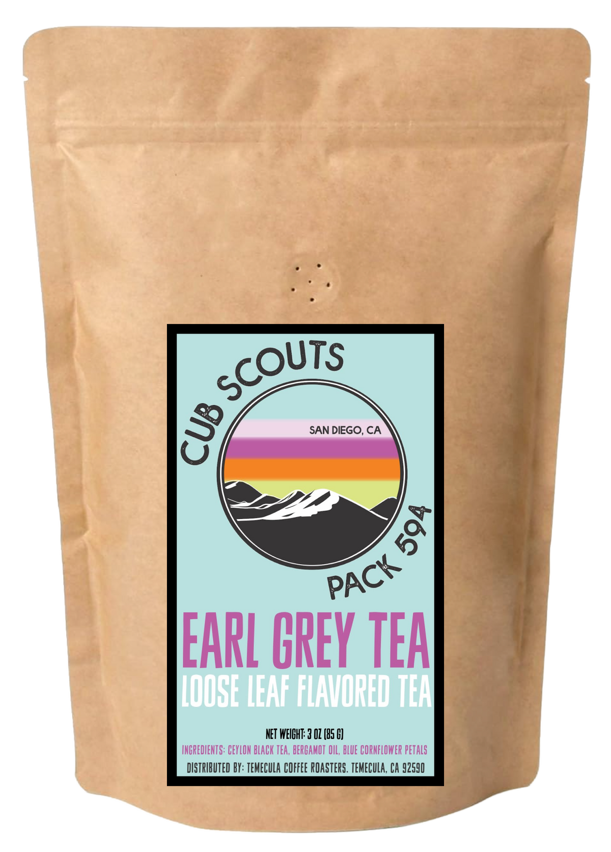 Earl Grey (Loose Leaf Tea); 3oz; [Cub Scout Pack 594]